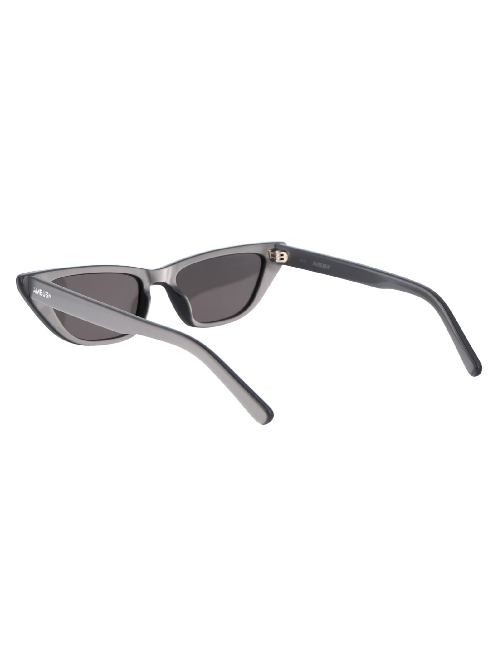 Shop Ambush Gaea Sunglasses In 2507 Red Dark Grey