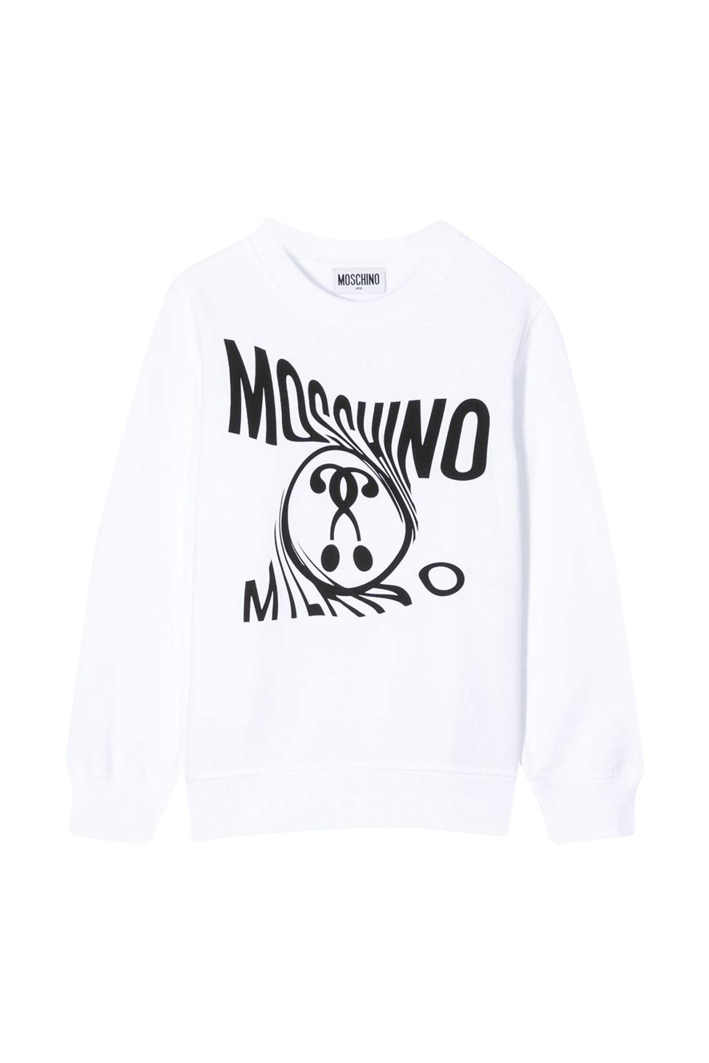 moschino shoulder logo sweatshirt