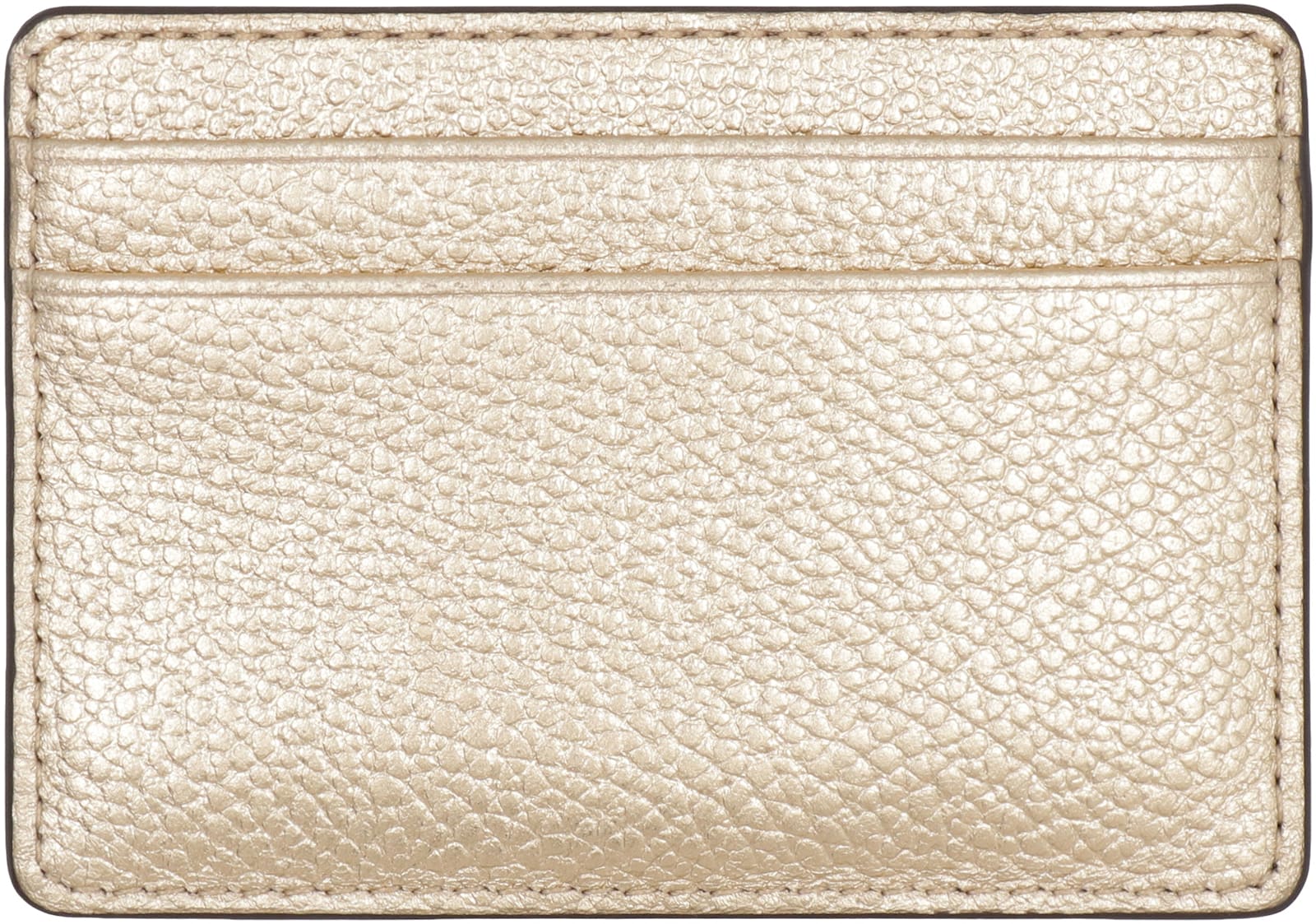 MICHAEL MICHAEL KORS JET SET PEBBLED CALFSKIN CARD HOLDER
