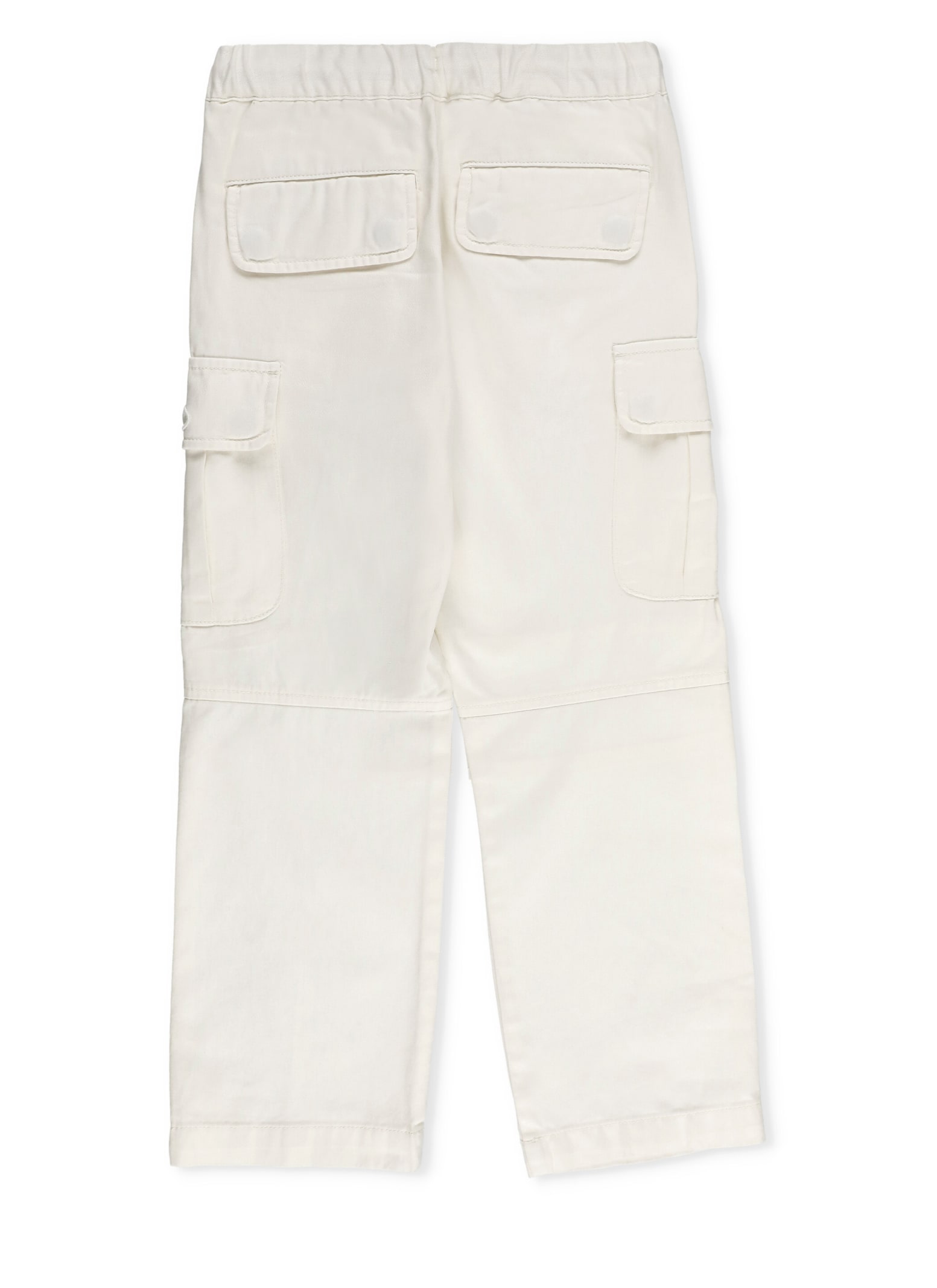 Shop Diesel Picar Trousers In Ivory
