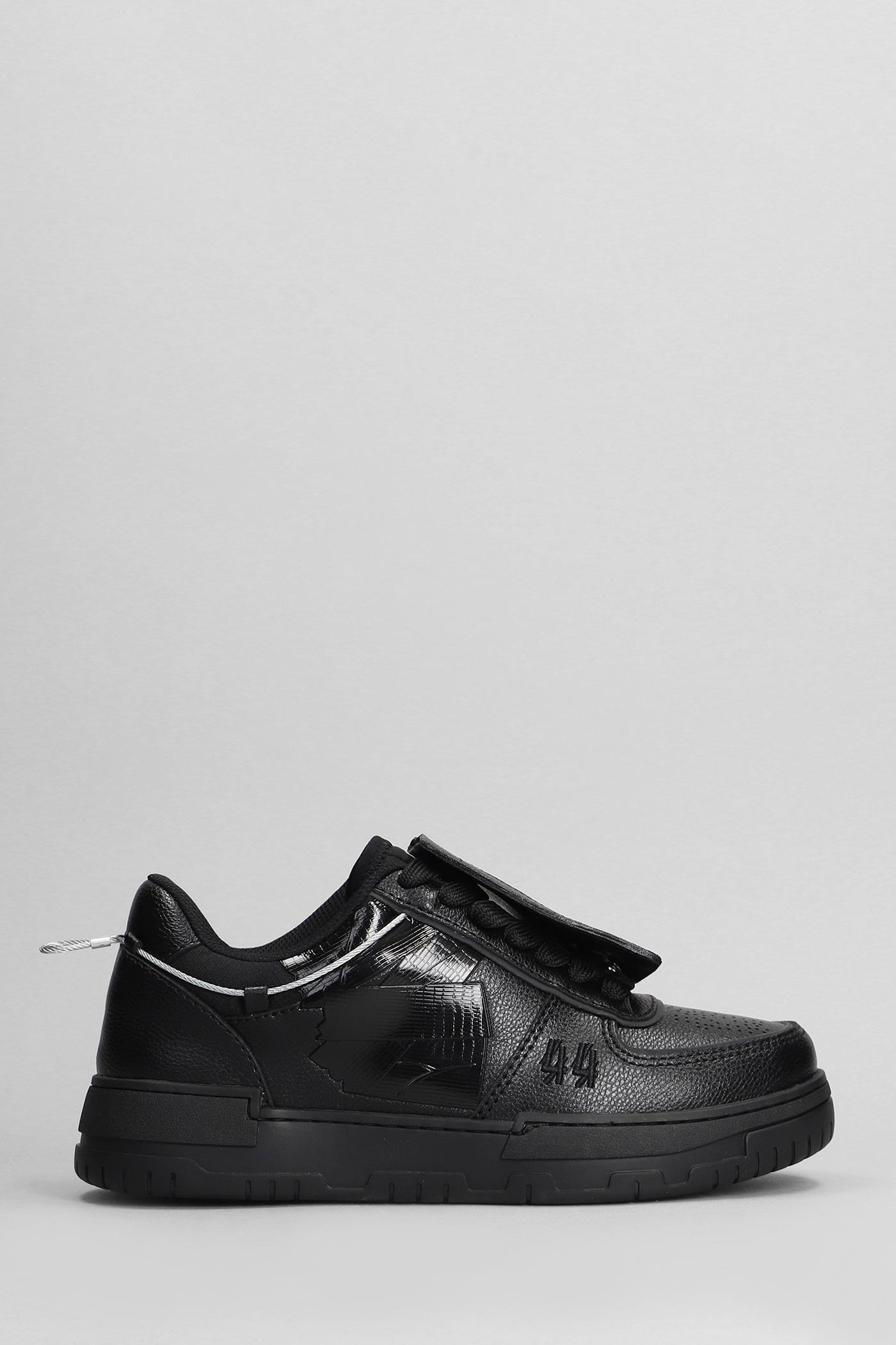 44 Label Group New Avril Sneakers In Black Leather