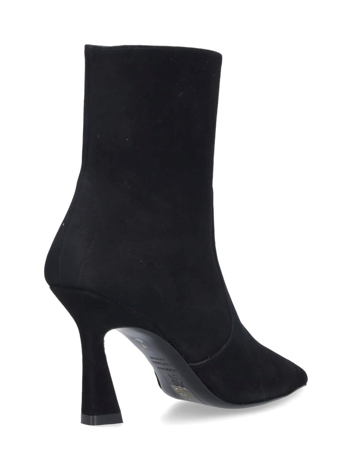 Shop Stuart Weitzman Naomi 50 Ankle Boots In Nero