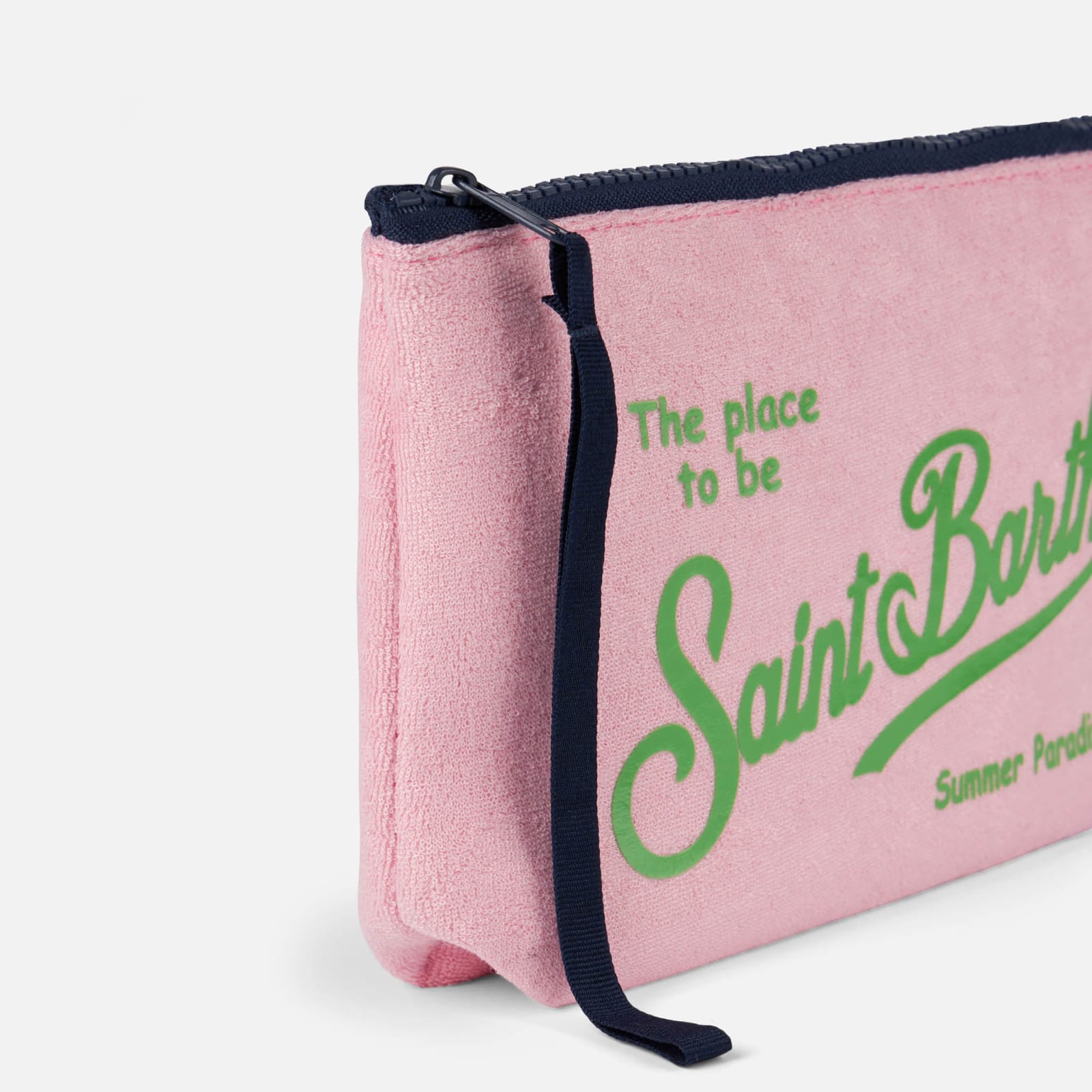 Mc2 Saint Barth Aline Pink Terry Pochette In Pink