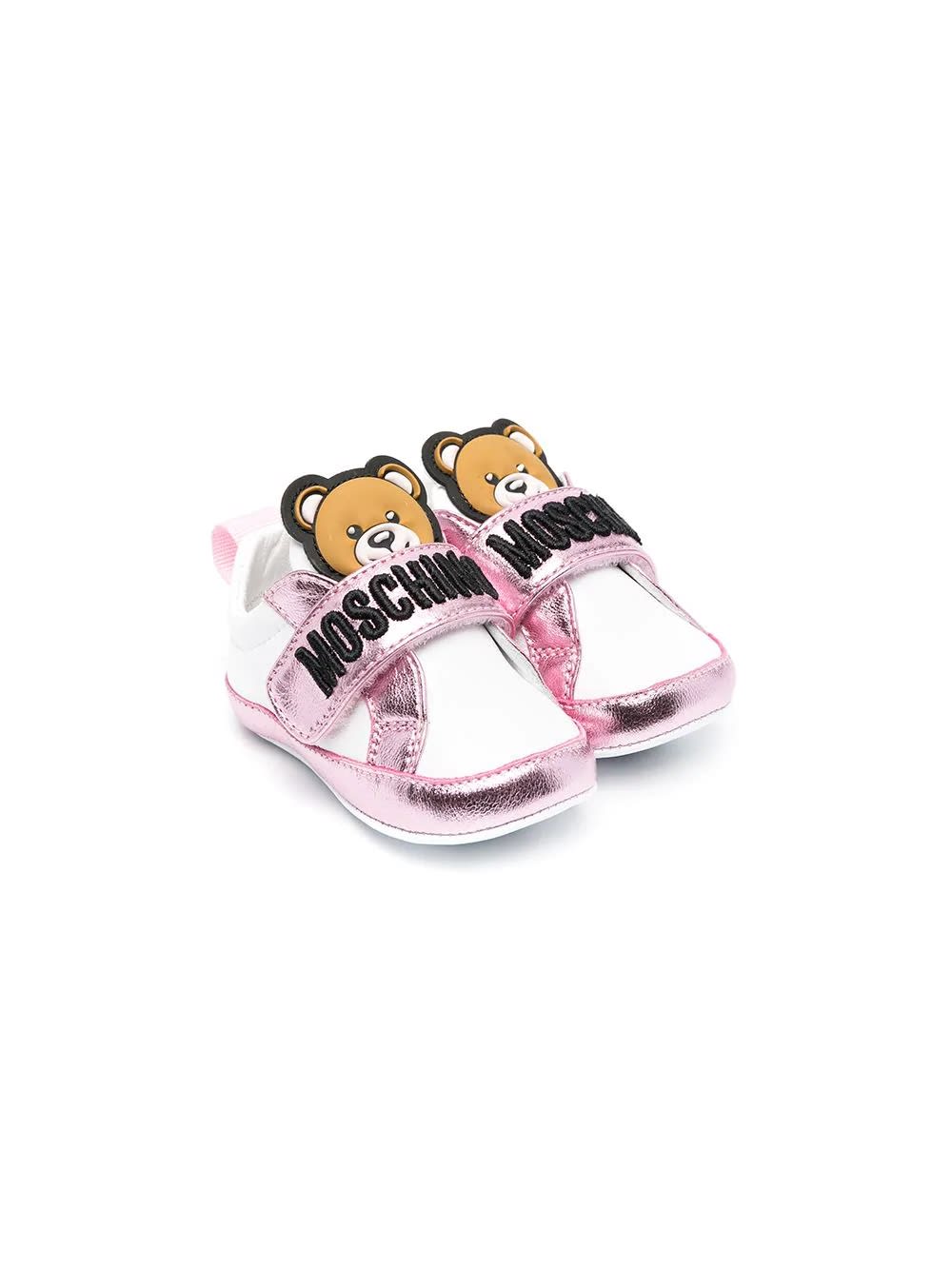 Moschino Cradle Shoes With Teddy Bear