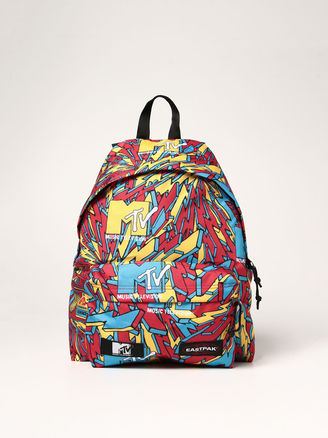 Mtv X Eastpak Backpack Padded Pakr Mtv X Eastpak Backpack In Canvas With Graphic Print