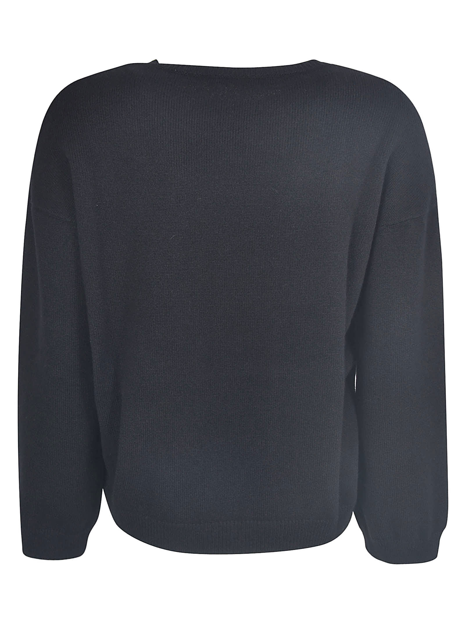Shop Saverio Palatella Ribbed Sweater In Black