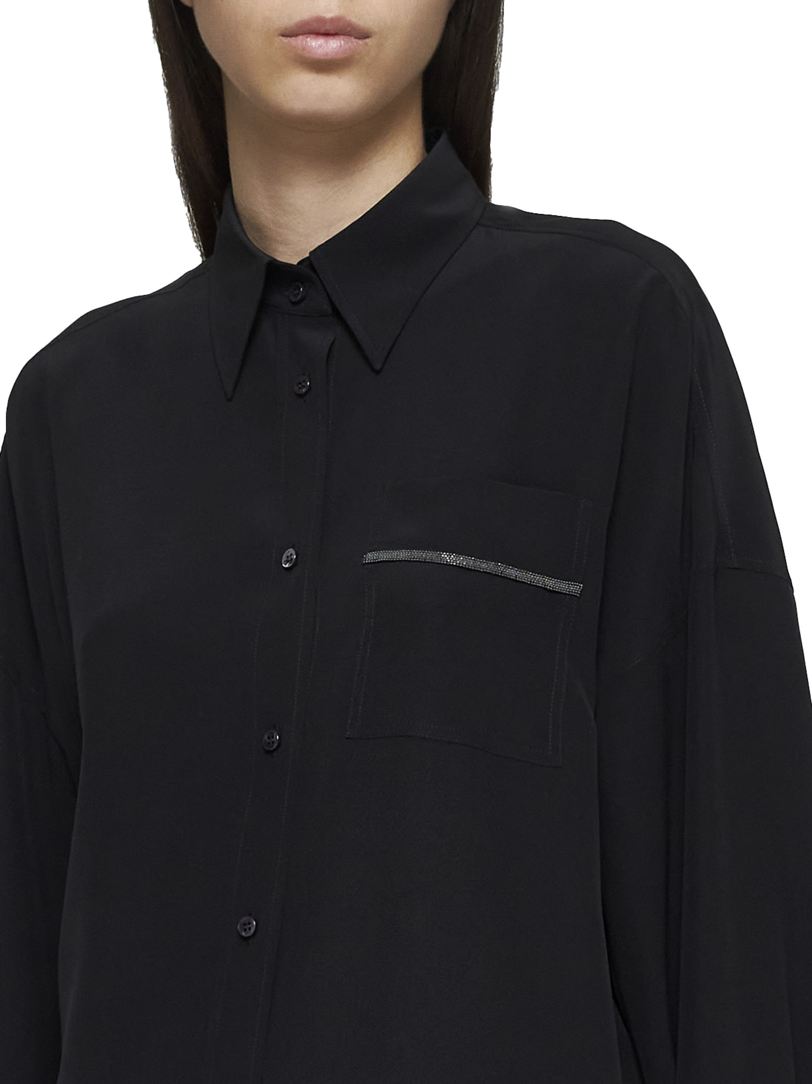 Shop Brunello Cucinelli Shirt In Black