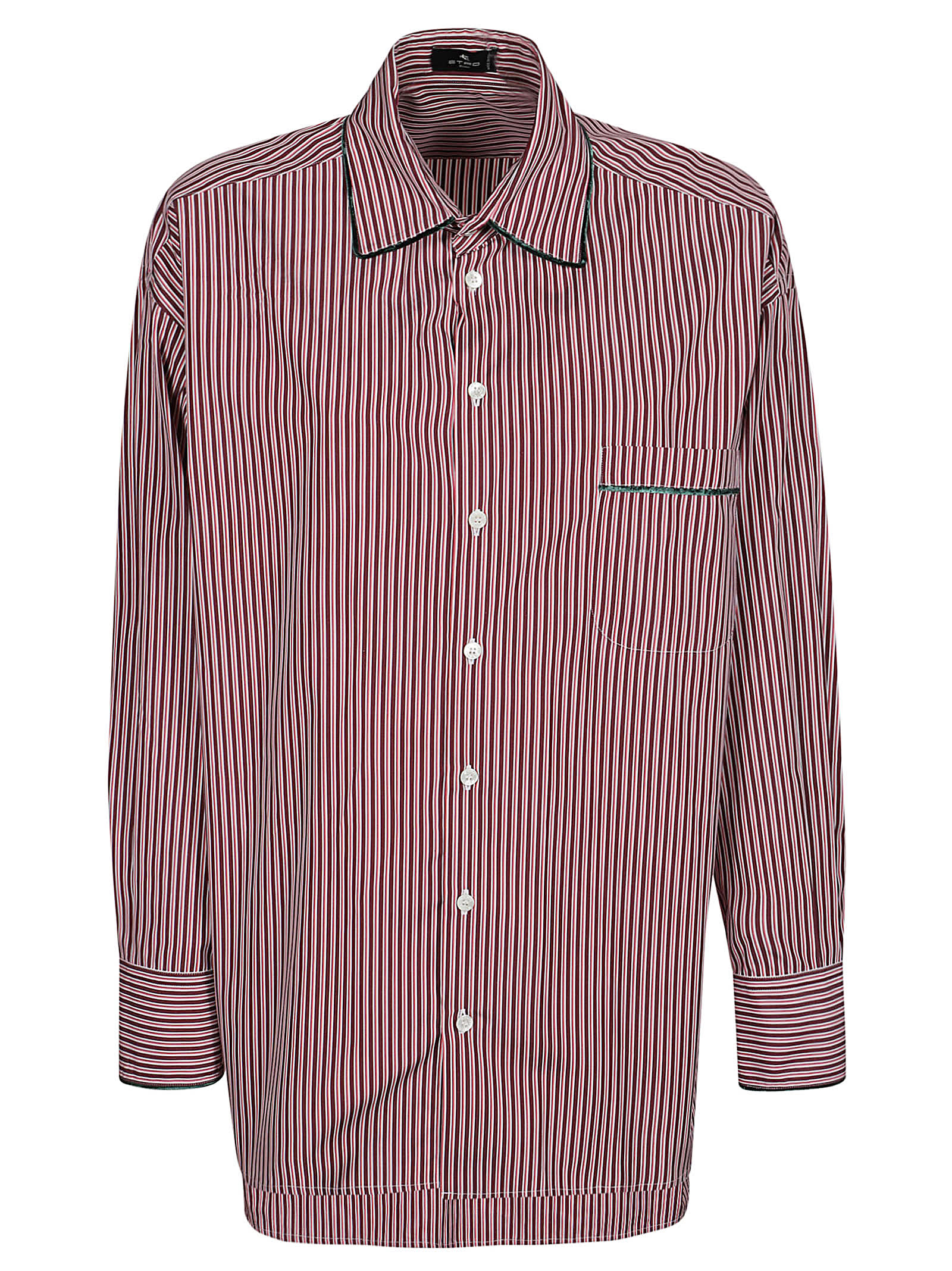 Shop Etro Long Sleeve Shirt In Rosa