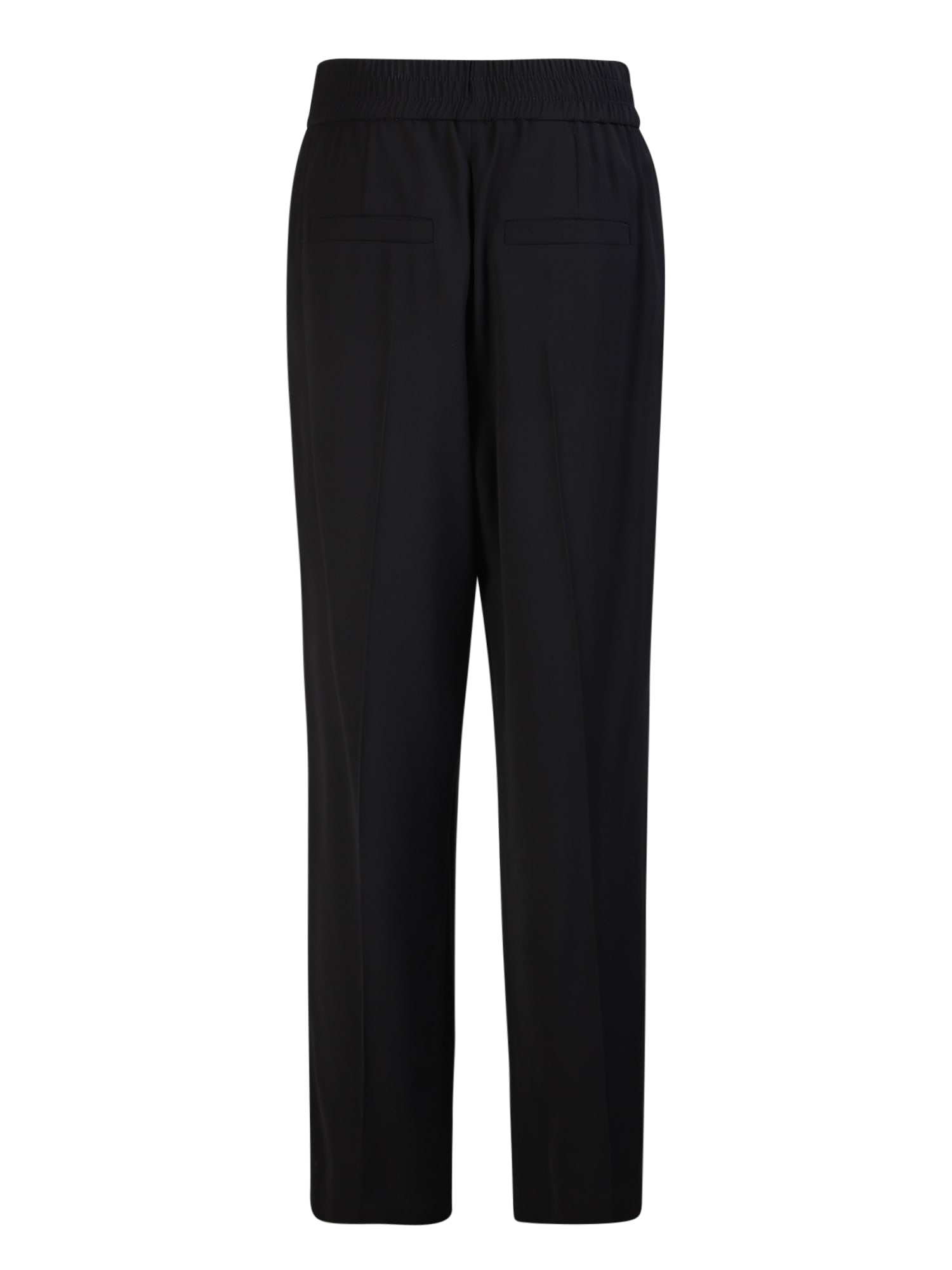 Shop Brunello Cucinelli Tailored Wide Trousers In Black