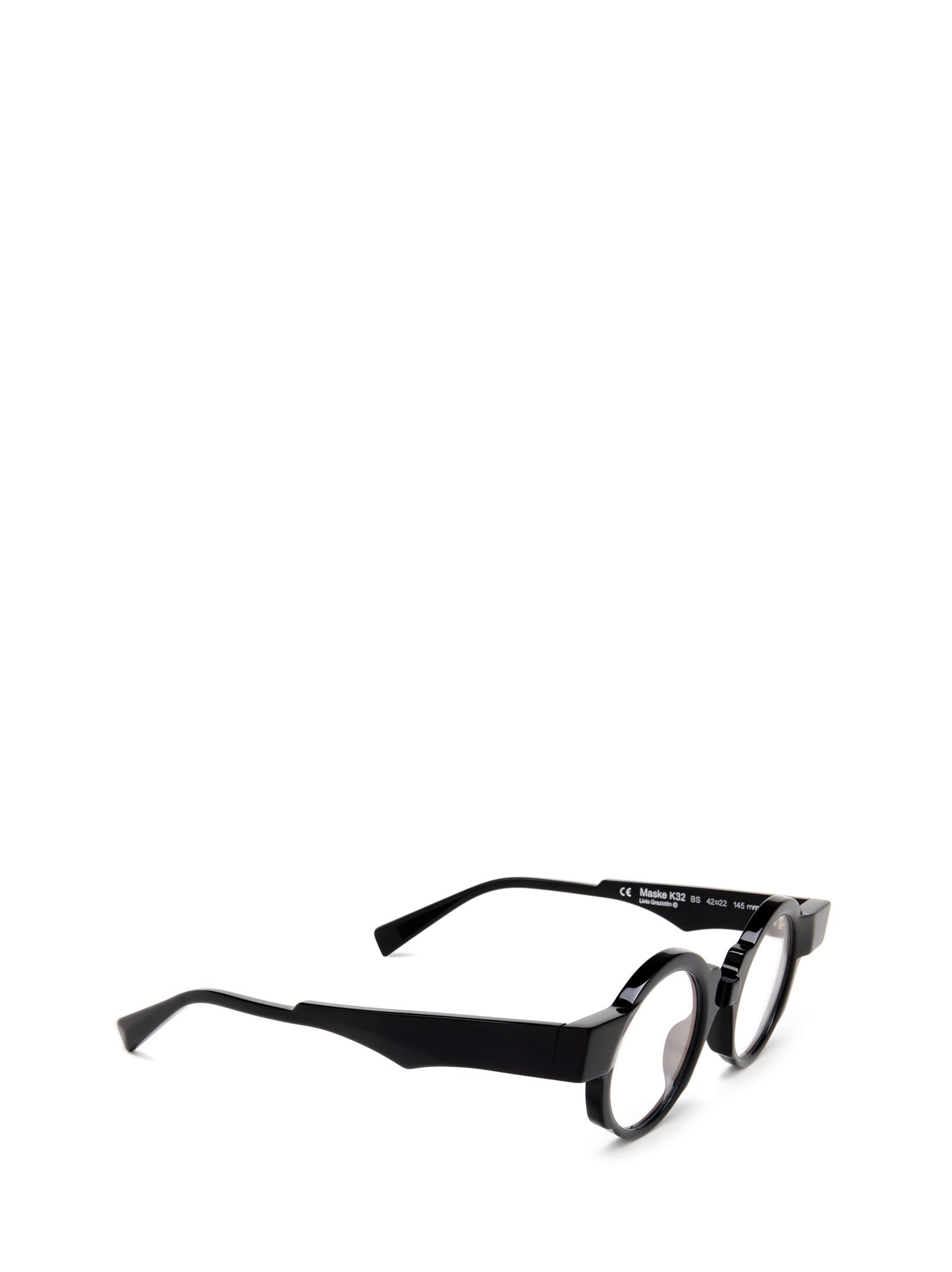 Shop Kuboraum K32 Black Shine Glasses In Bs