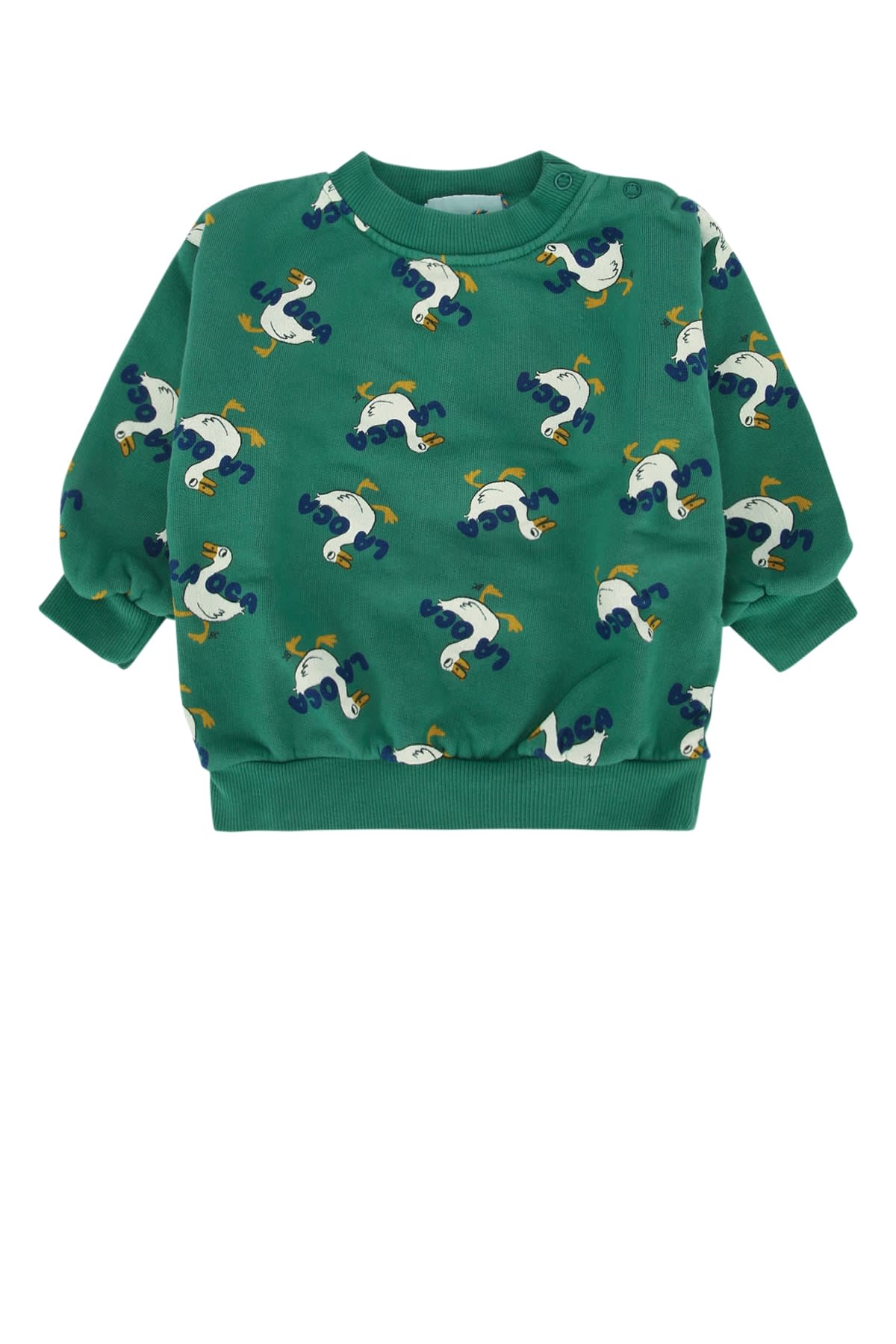 Bobo Choses La Oca All Over Sweatshirt In Green