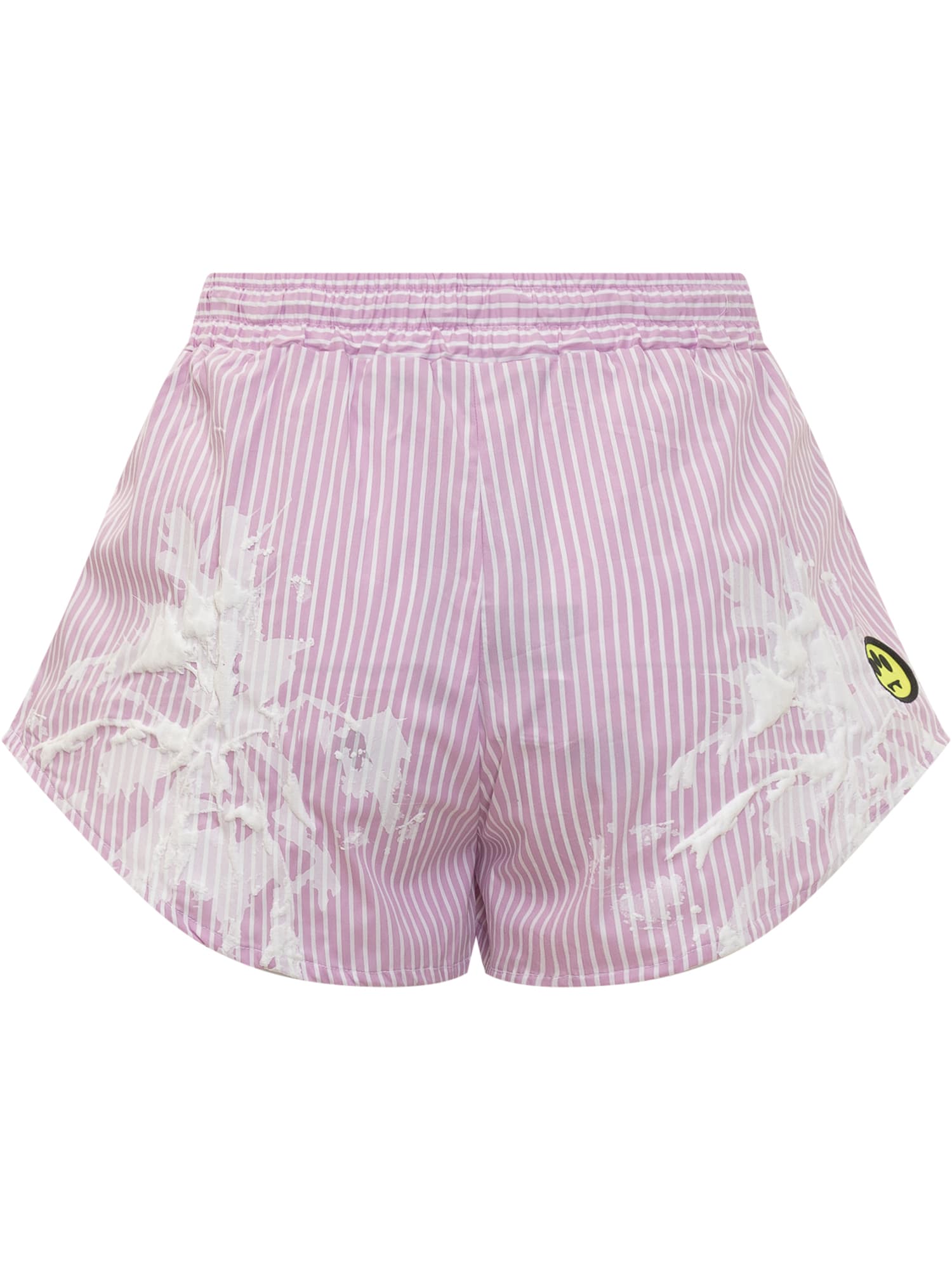 Barrow 3d Palm Shorts In Loto/lotus