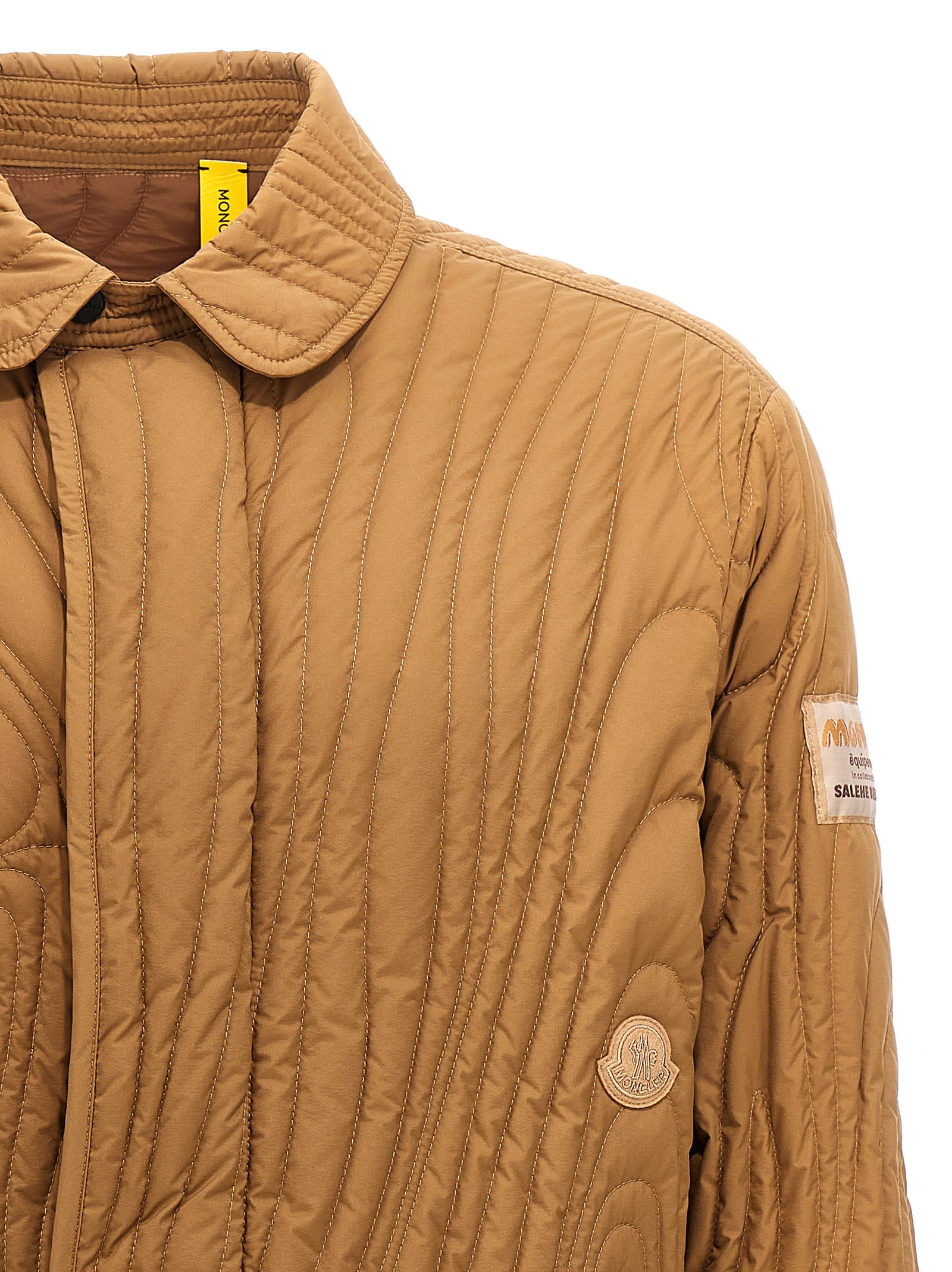 Shop Moncler Genius X Salehe Bembury Harter Jacket In Brown