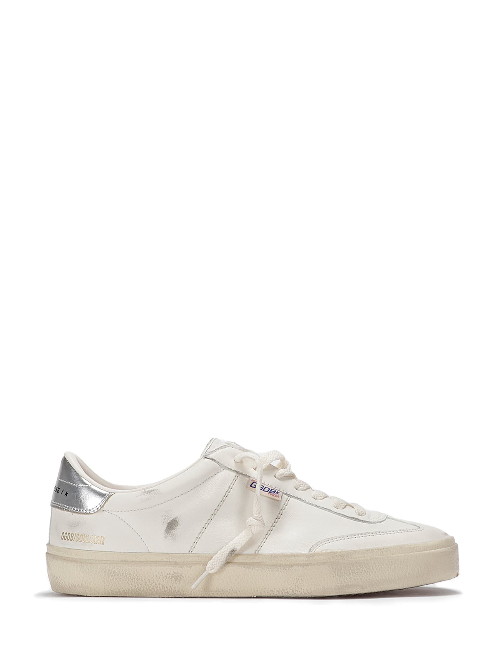 Golden Goose Soul-star Nappa Upper Leather Hf Tongue Laminated In White