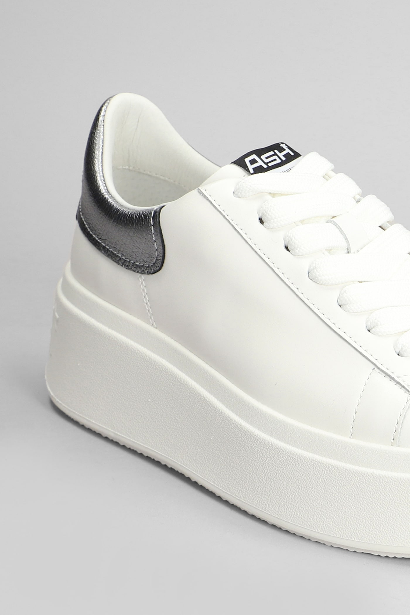 Shop Ash Moby Sneakers In White Leather