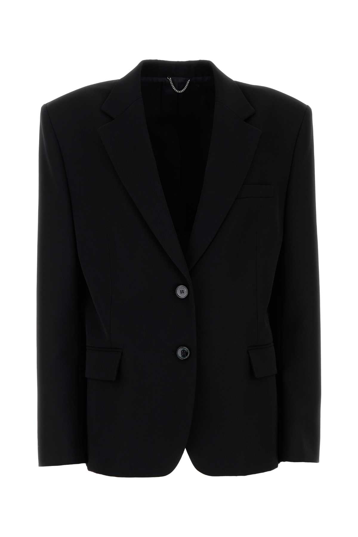 Black Wool Blazer