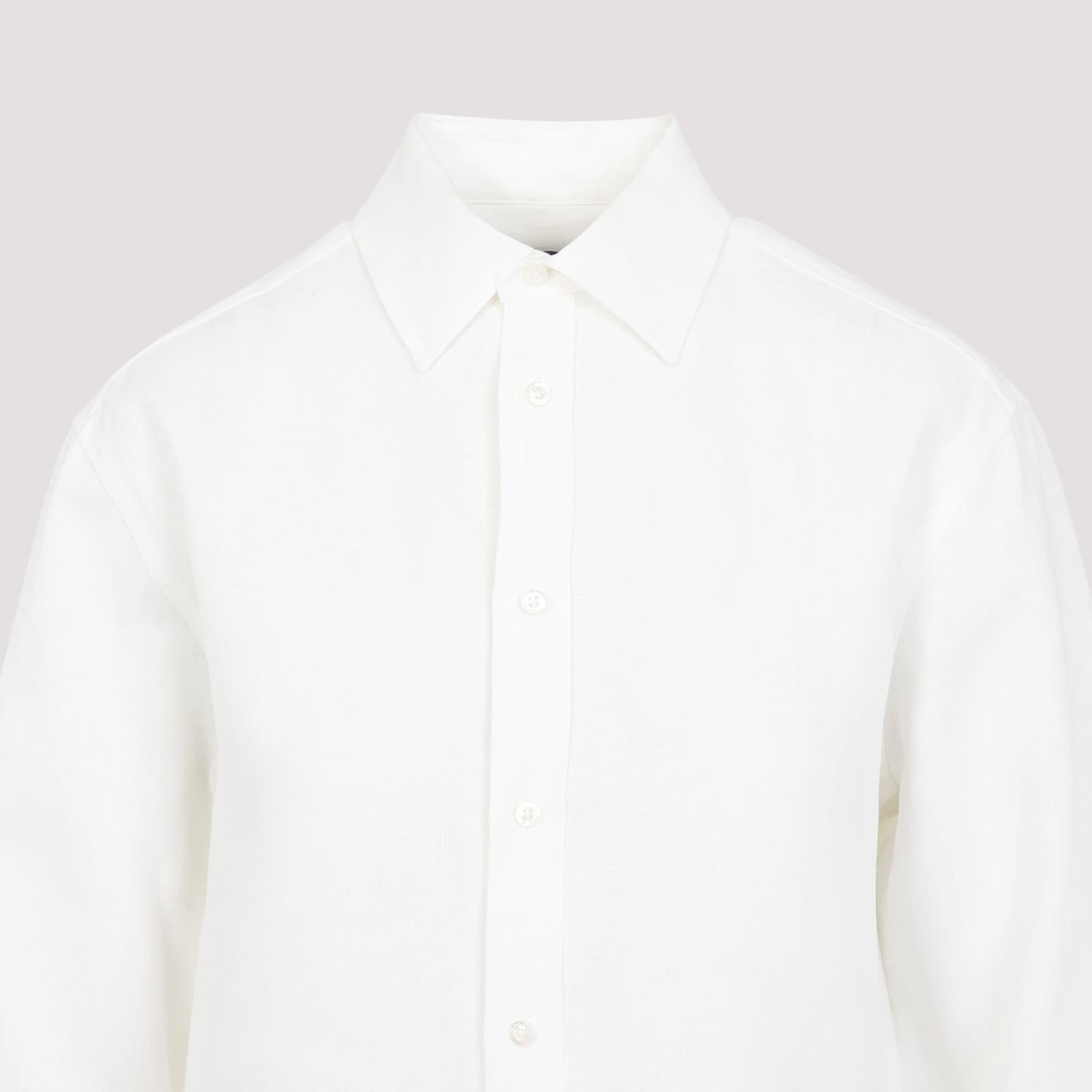 Ralph Lauren Adrien Linen Shirt With Long Sleeves