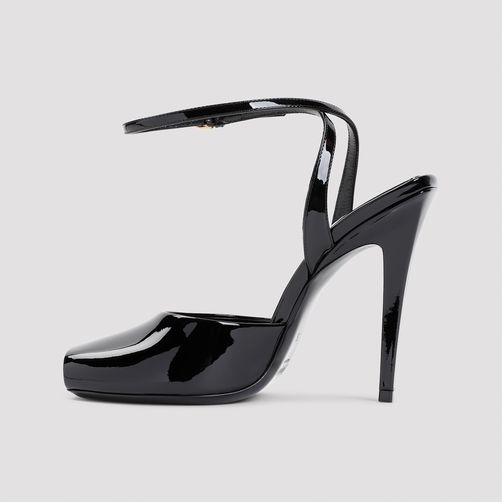 Shop Saint Laurent La Scandale 110 Sandals In Nero