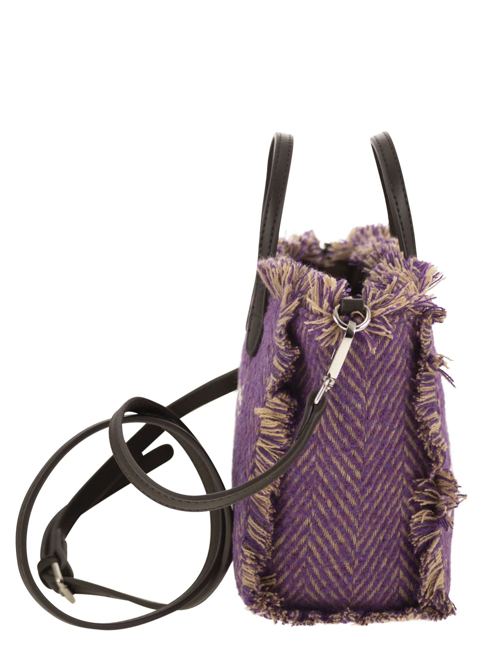 MC2 SAINT BARTH MINI VANITY BAG WITH BANGS AND EMBROIDERED LOGO