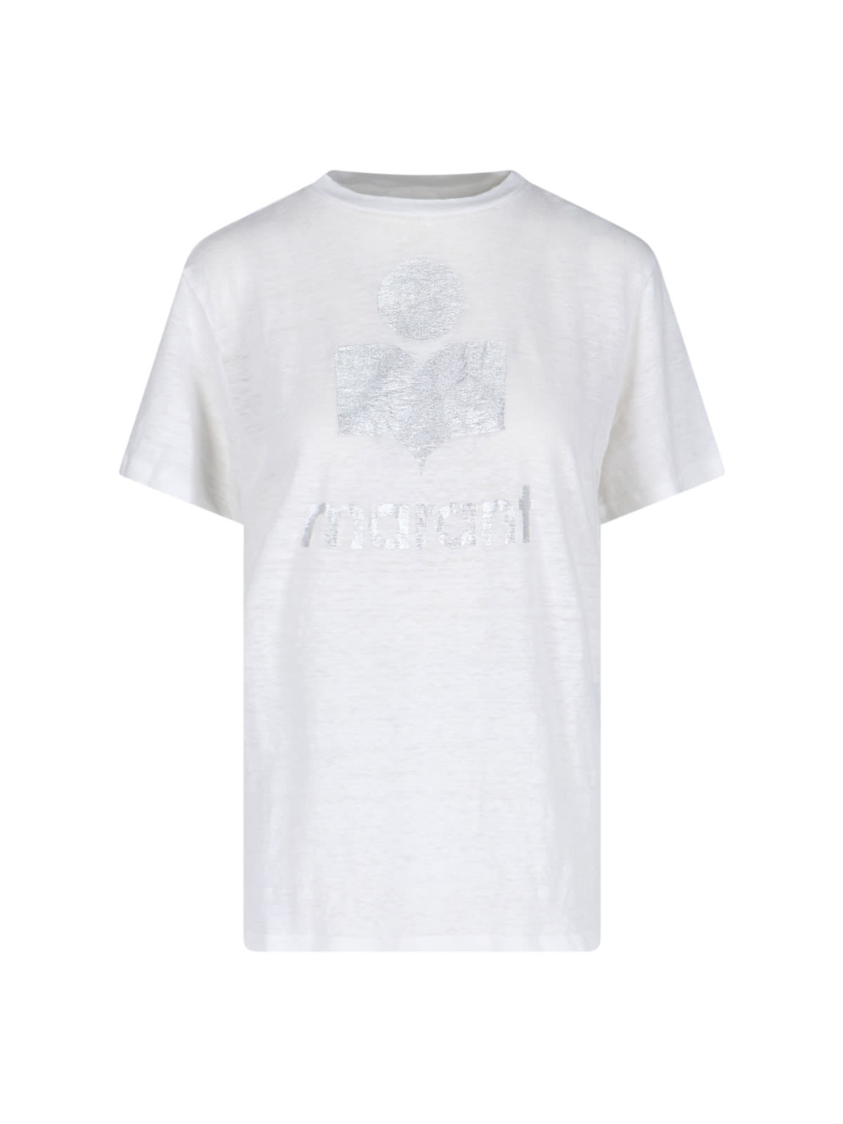 Marant Etoile Linen T-shirt In White