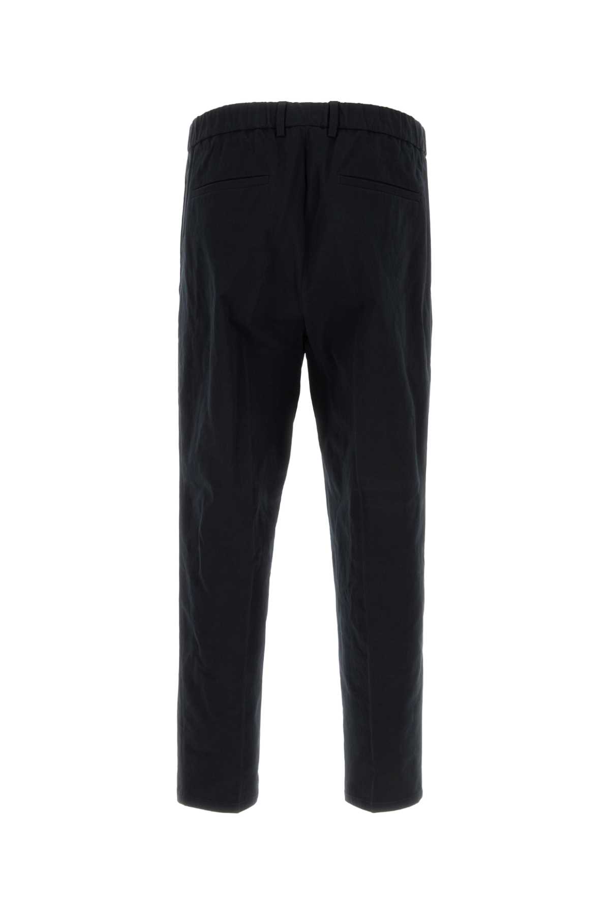 JIL SANDER MIDNIGHT BLUE COTTON PANT