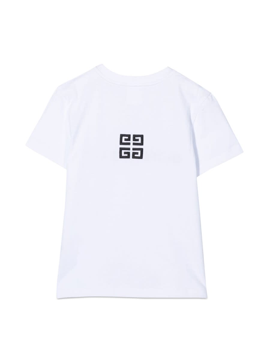 Givenchy Kids Logo Print T-shirt In White
