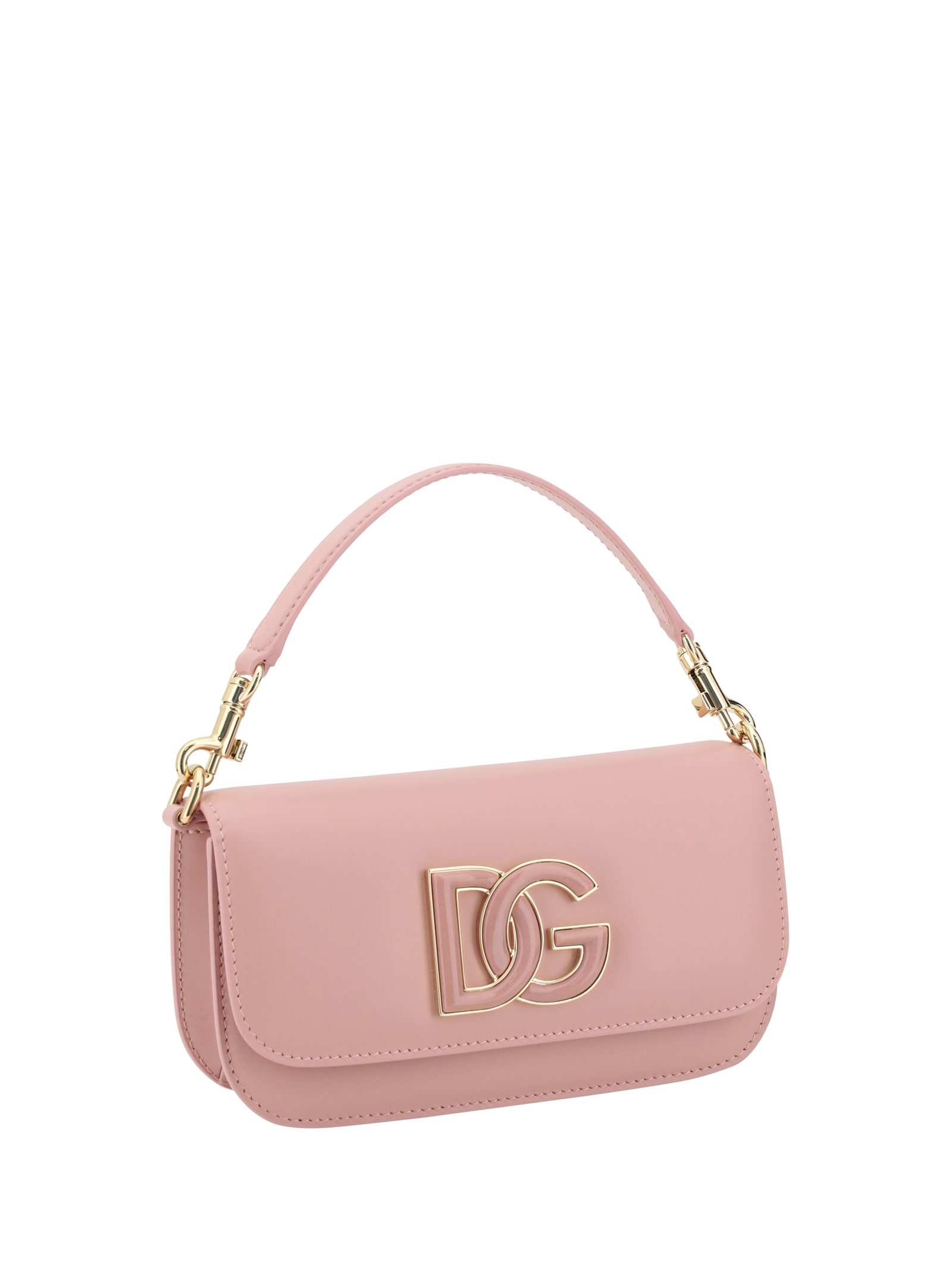 Dolce & Gabbana Logoed Handbag In Rosa