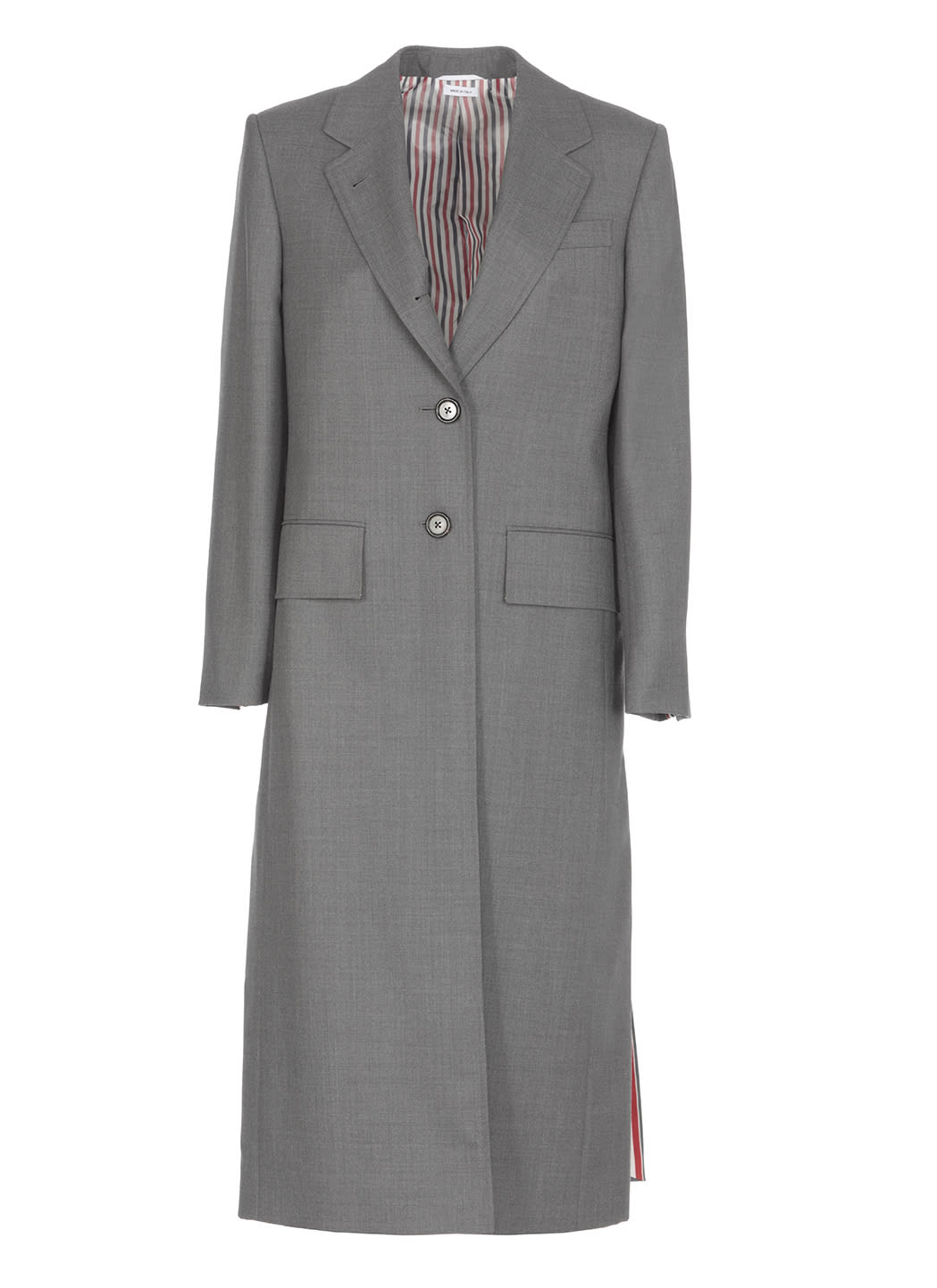Thom Browne Single Breasted Wool Coat