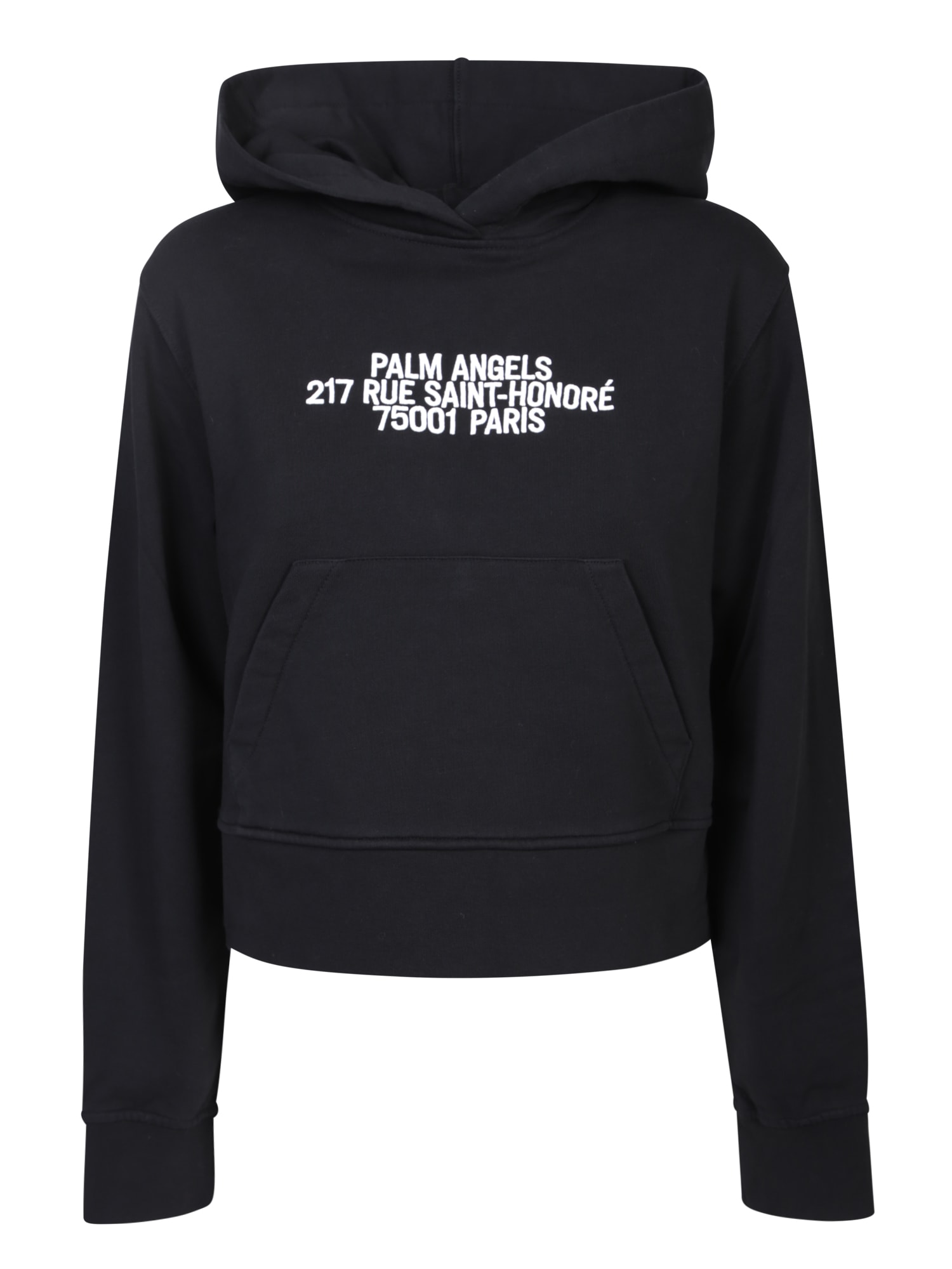 Shop Palm Angels 75001 Hoodie In White