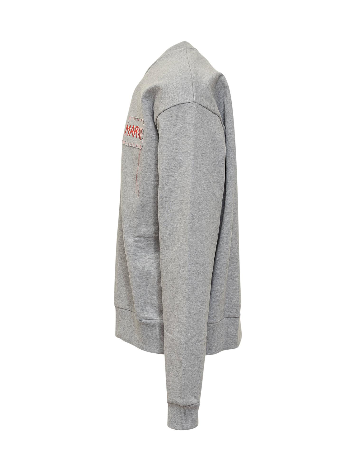 Shop Marni Sweatshirt With Logo In Sodium