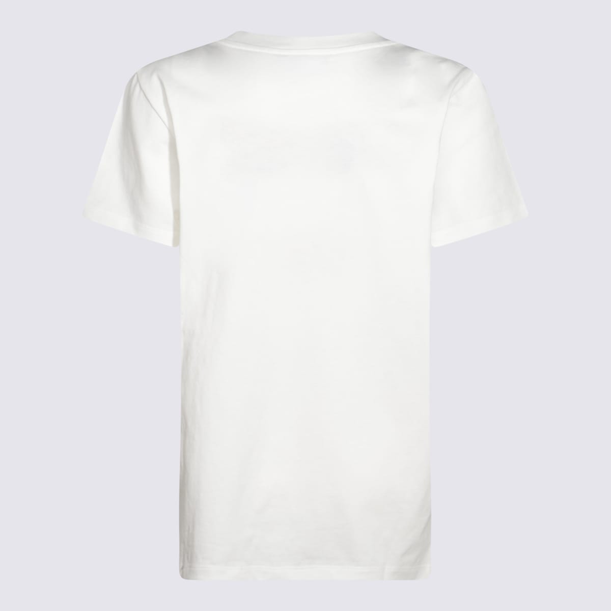 Shop Blumarine White Multicolour Cotton T-shirt In Optical White