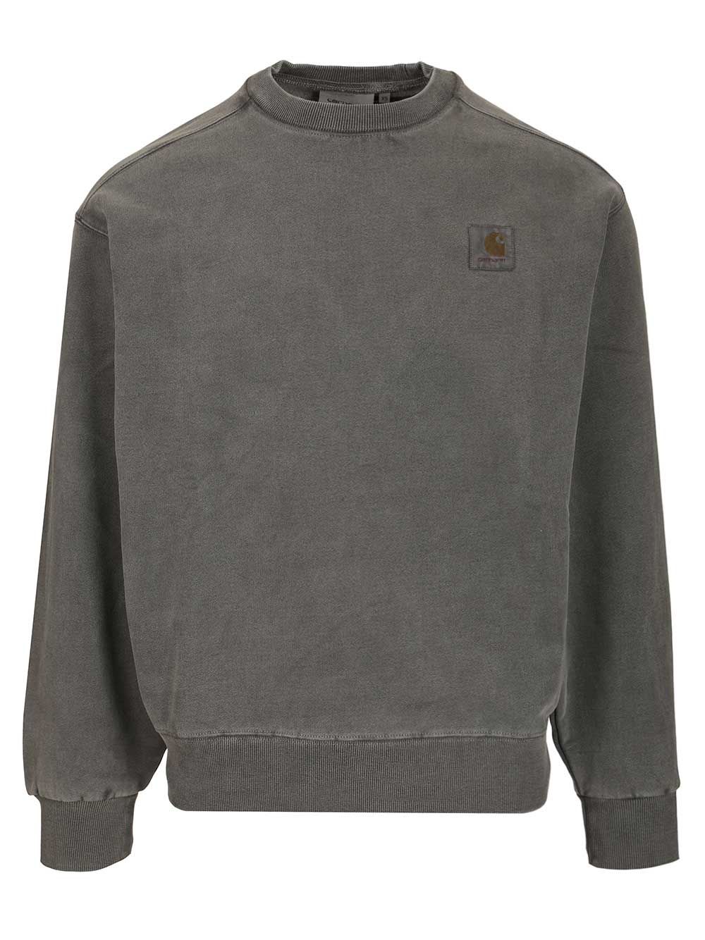 Carhartt Wip Charcoat Cotton Oversize Vista Sweat In Gray