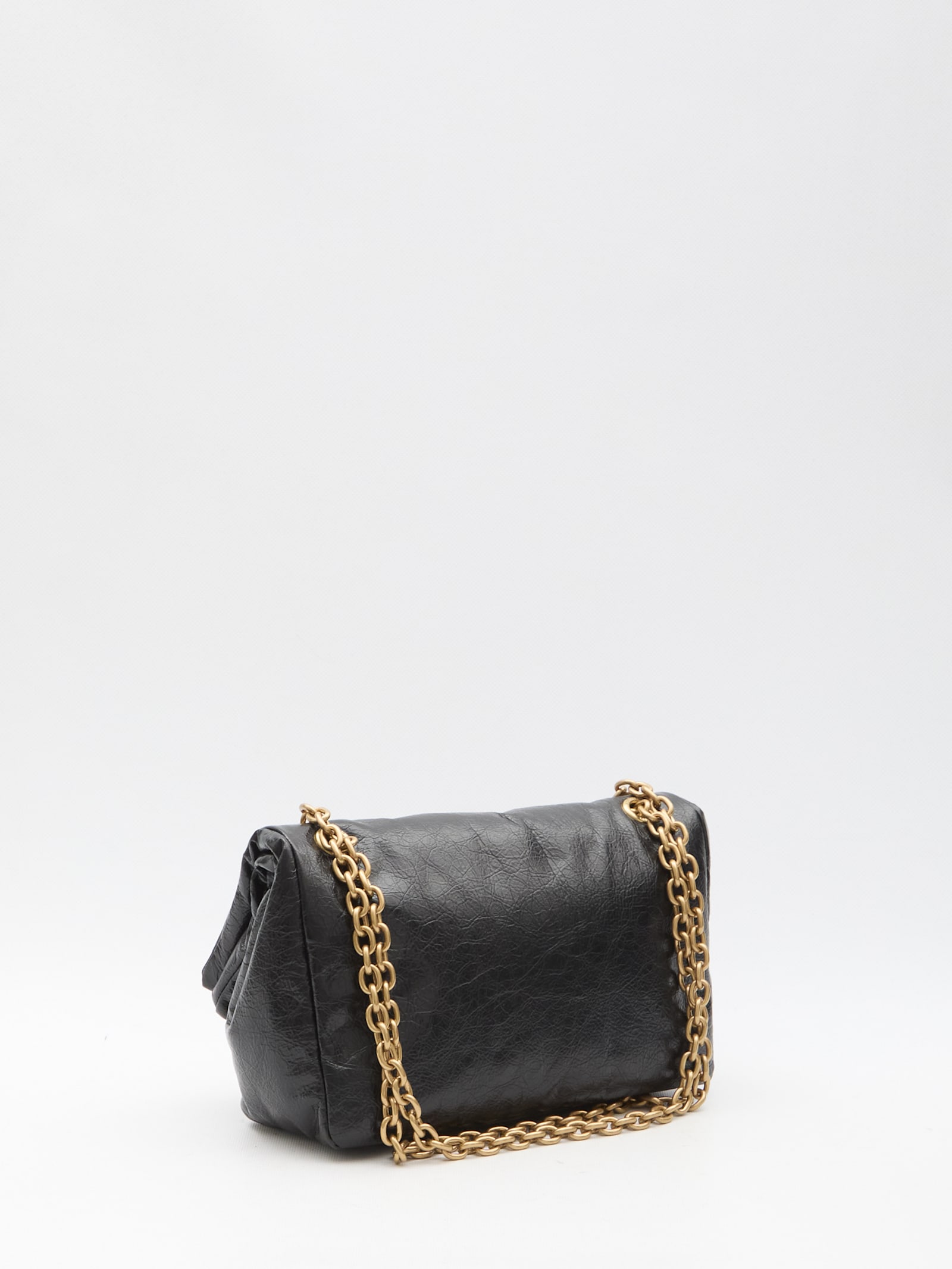 Shop Balenciaga Small Monaco Bag In Black