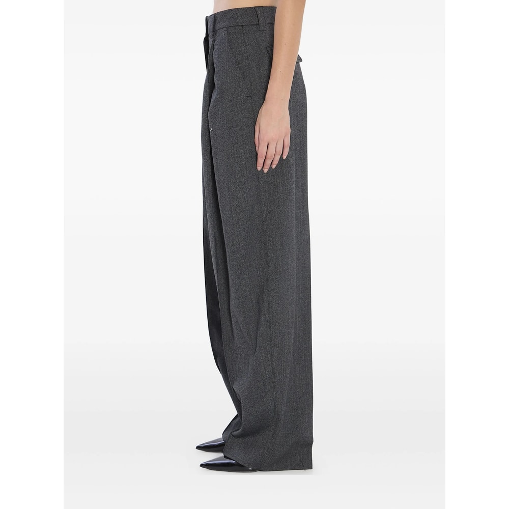 The Latest Pleated Front Trousers In Gray