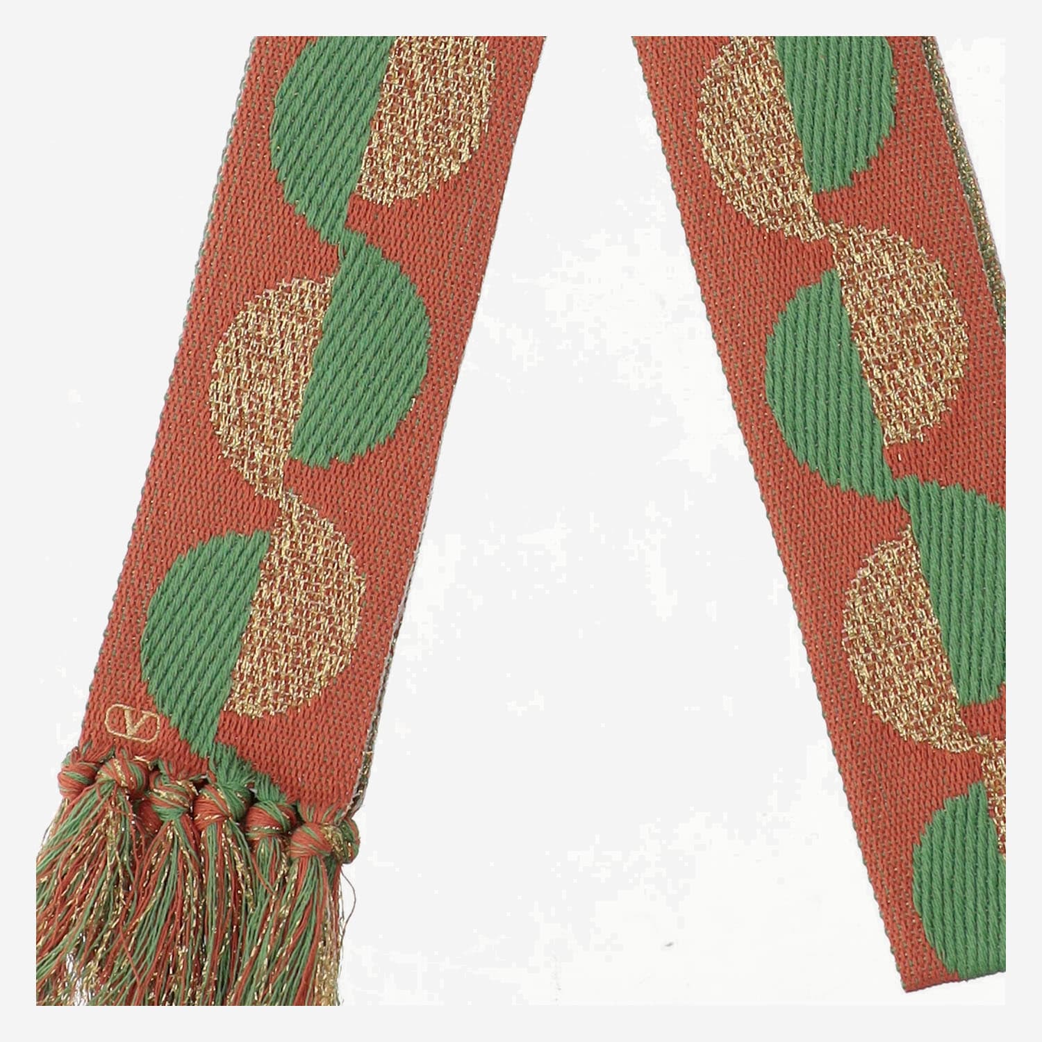 Valentino Fringed Scarf In Red