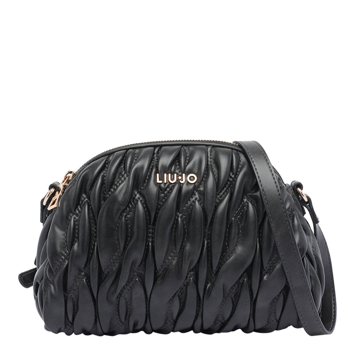 Liu •jo Medium Crossbody Bag Adjustable Strap In Black