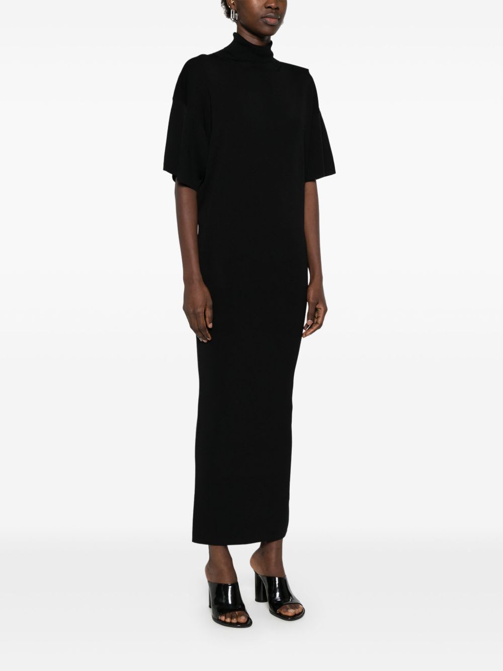 Herskind Elegant Synthetic Blend Dress In Black