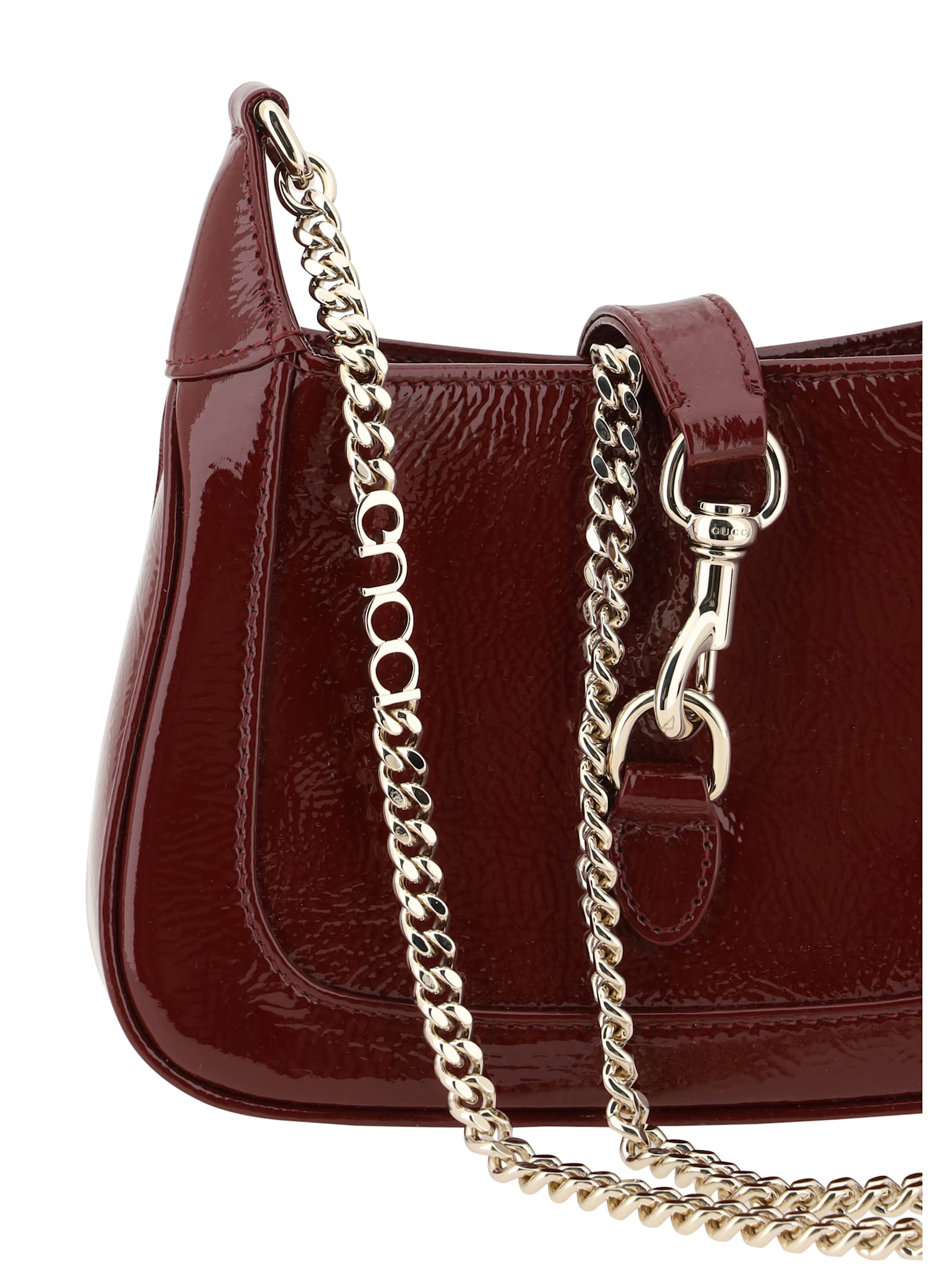 Gucci Jackie Notte Mini Leather Shoulder Bag In 6207