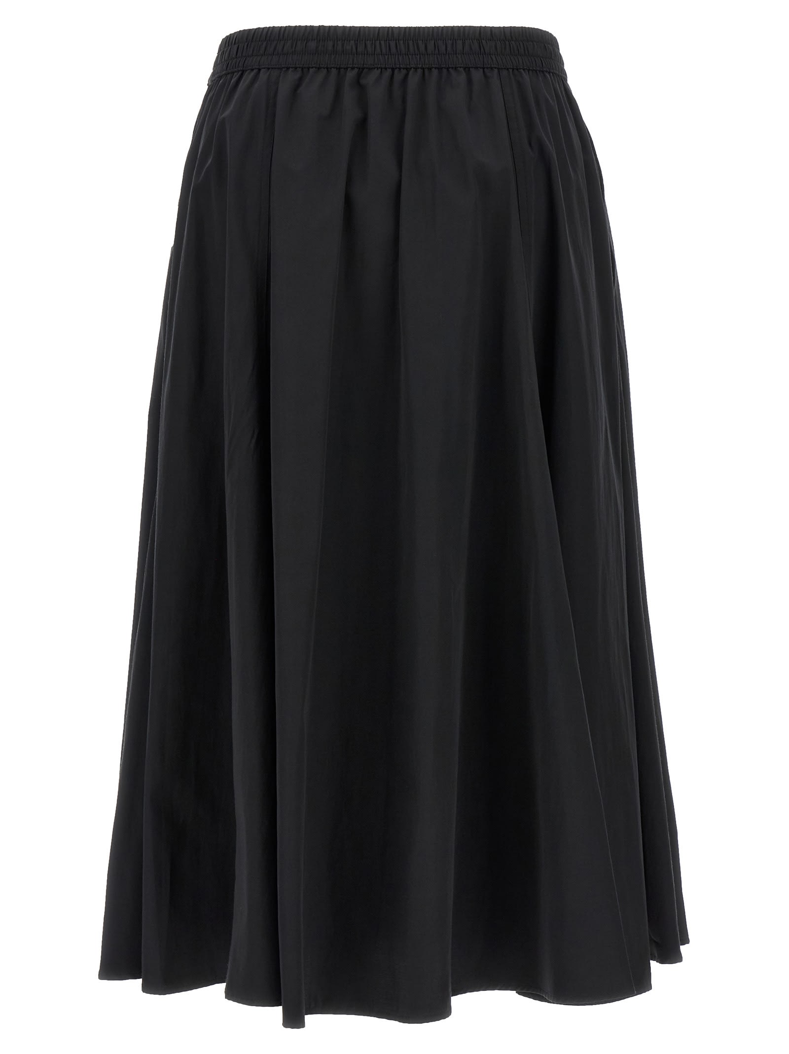 Kenzo Boke Flower 2.0 Skirt With Flared Hem And Bow Detail In Black