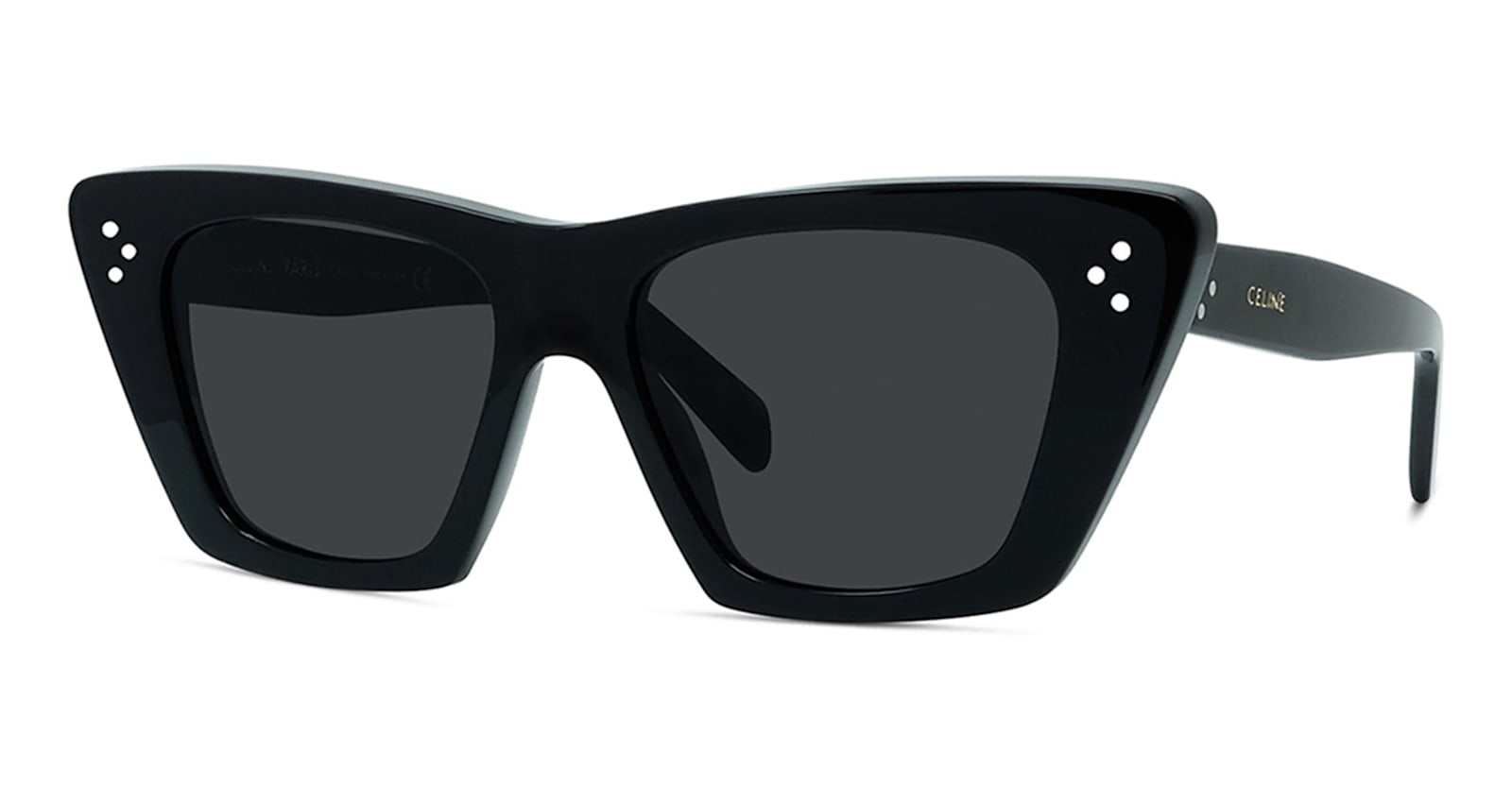 Celine Bold 3 Dots Cl 40187 In 01a Square Sunglasses In Black