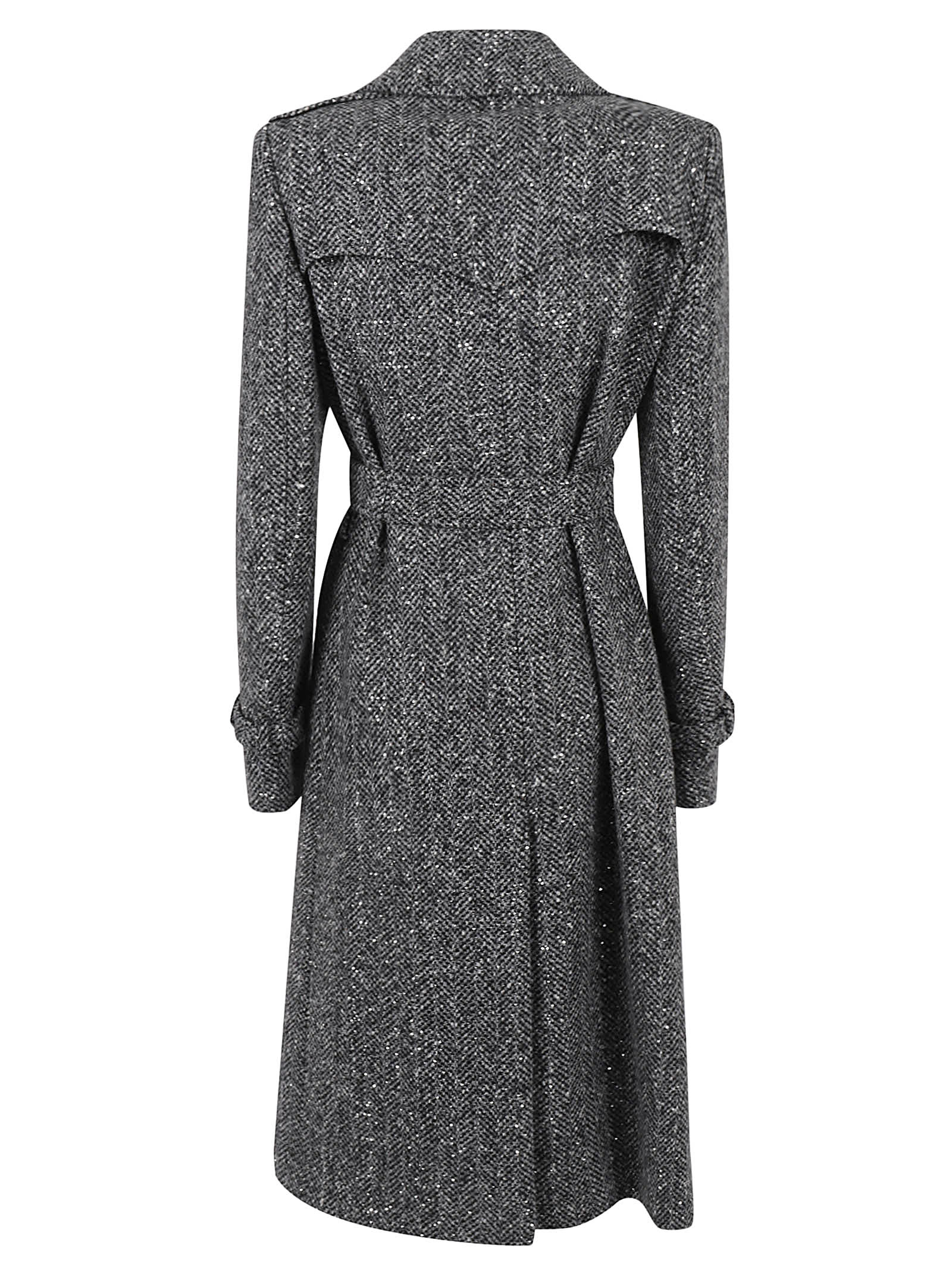 Shop Tagliatore Carola Coat In Grey