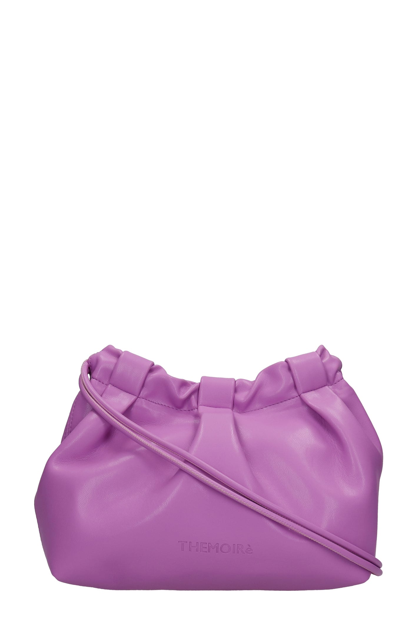 THEMOIRè Thetis Basic Shoulder Bag In Viola Faux Leather