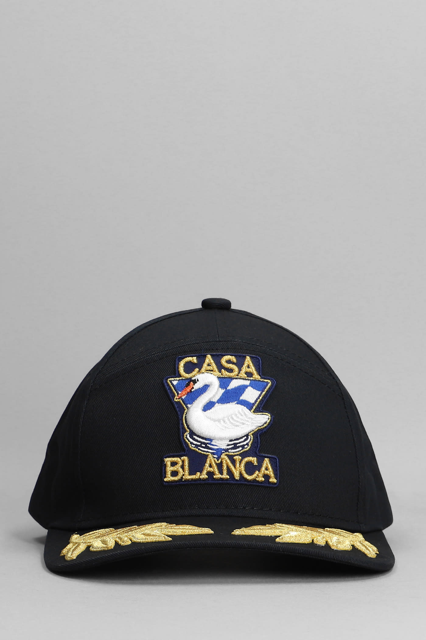 Casablanca Hats In Black Cotton