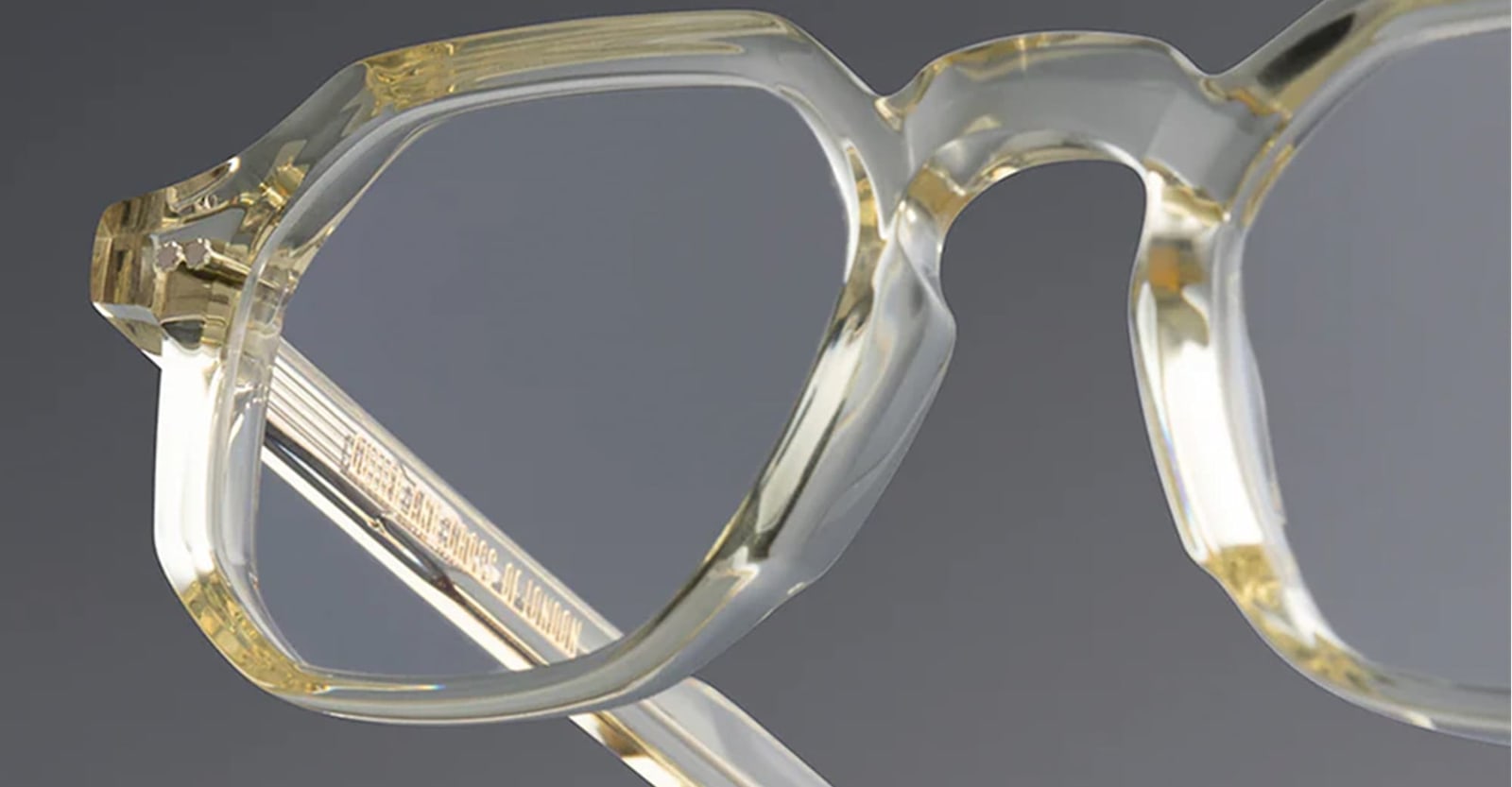 Cutler And Gross Gr11 - Butter Crystal Color Studio Rx Glasses In Neutral