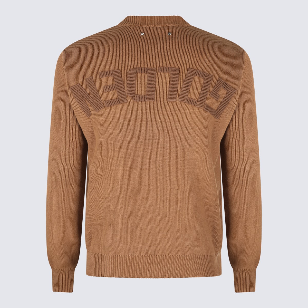 Shop Golden Goose Tobacco Cotton Sweatshirt