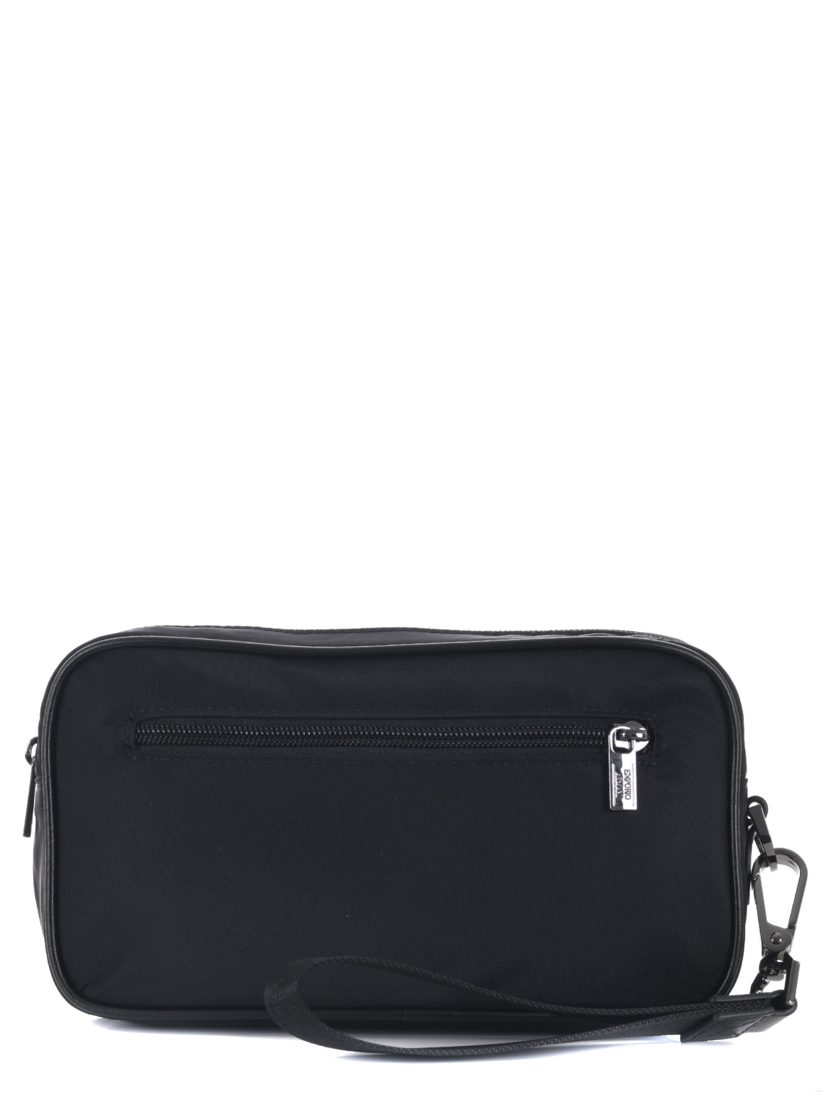 Emporio Armani Sustainability Collection Handbag In Nero
