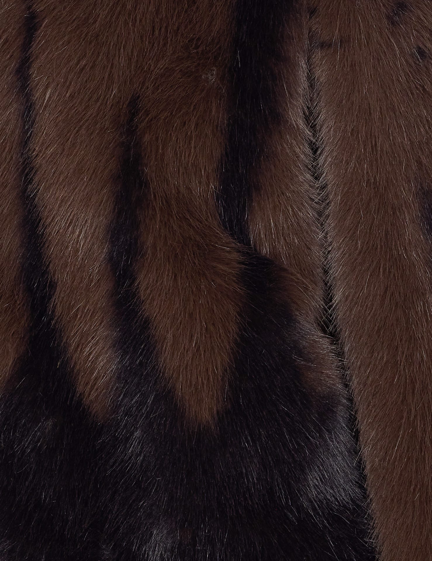 Sword 6.6.44 Faux Fur Jacket In Brown