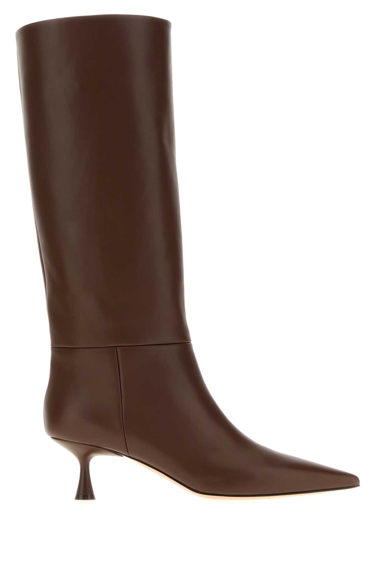 Brown Leather Joyce Boots