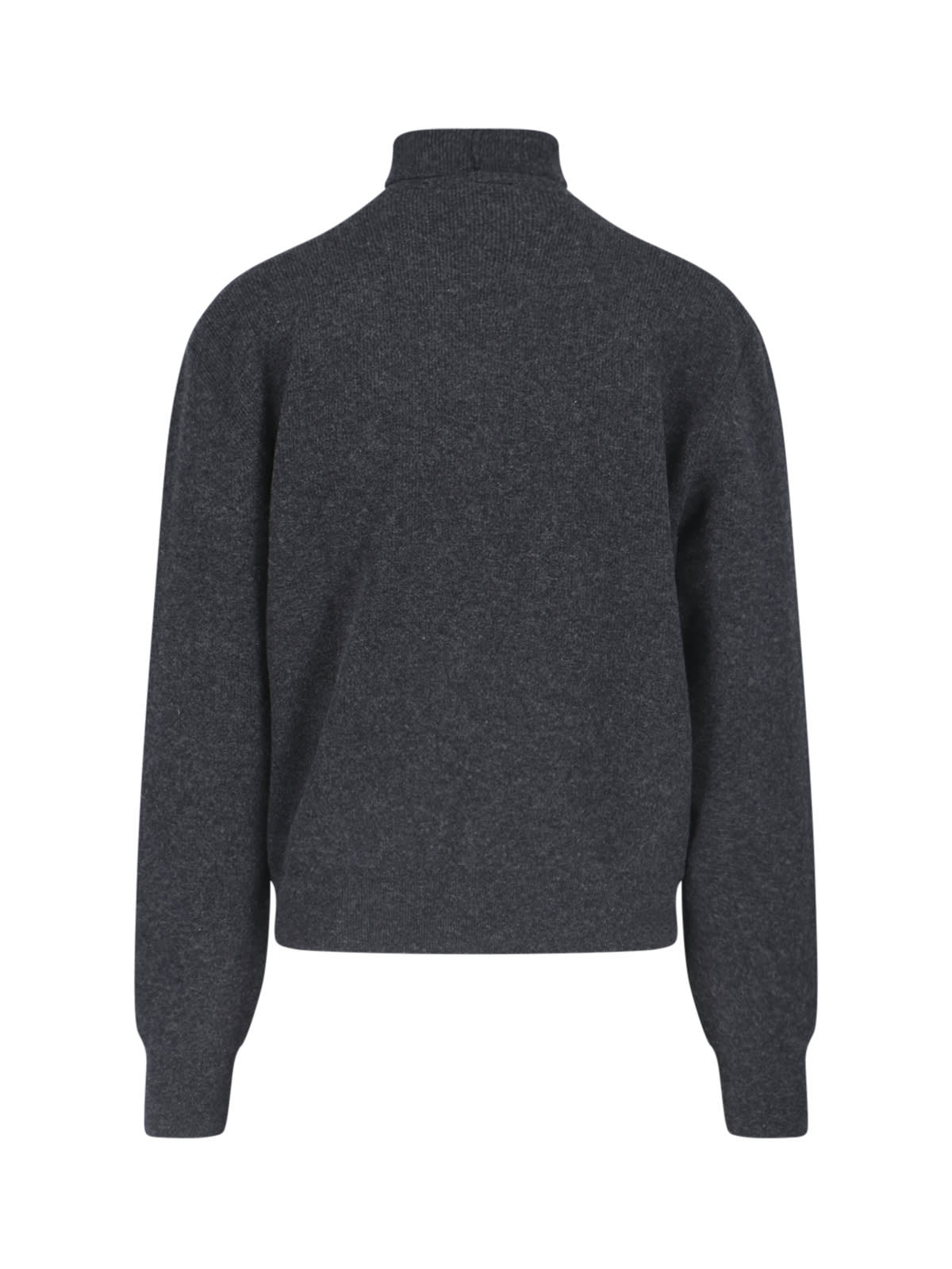 Shop Lemaire High Neck Sweater In Gray