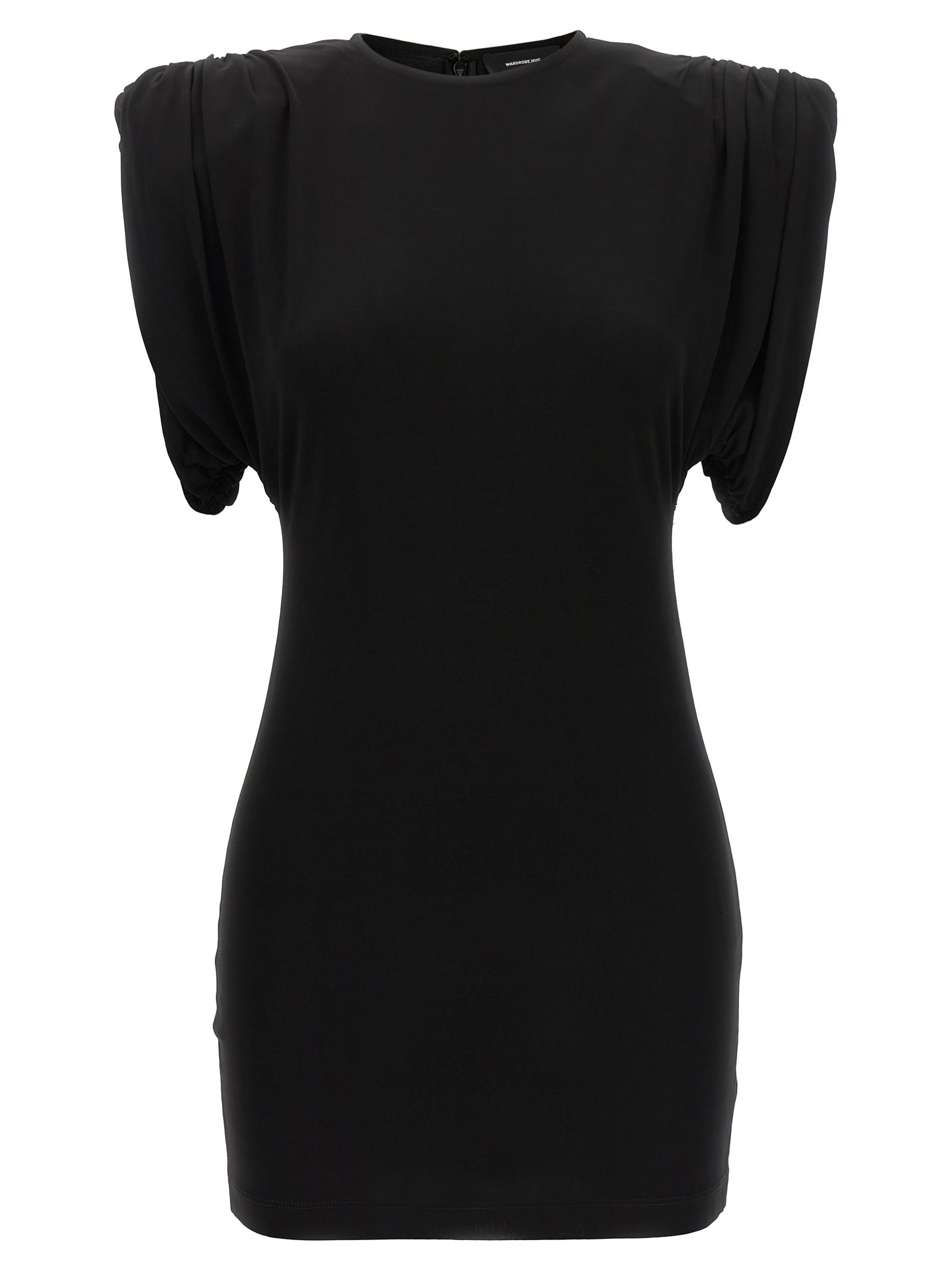 Shop Wardrobe.nyc Sheath Mini Dress In Black